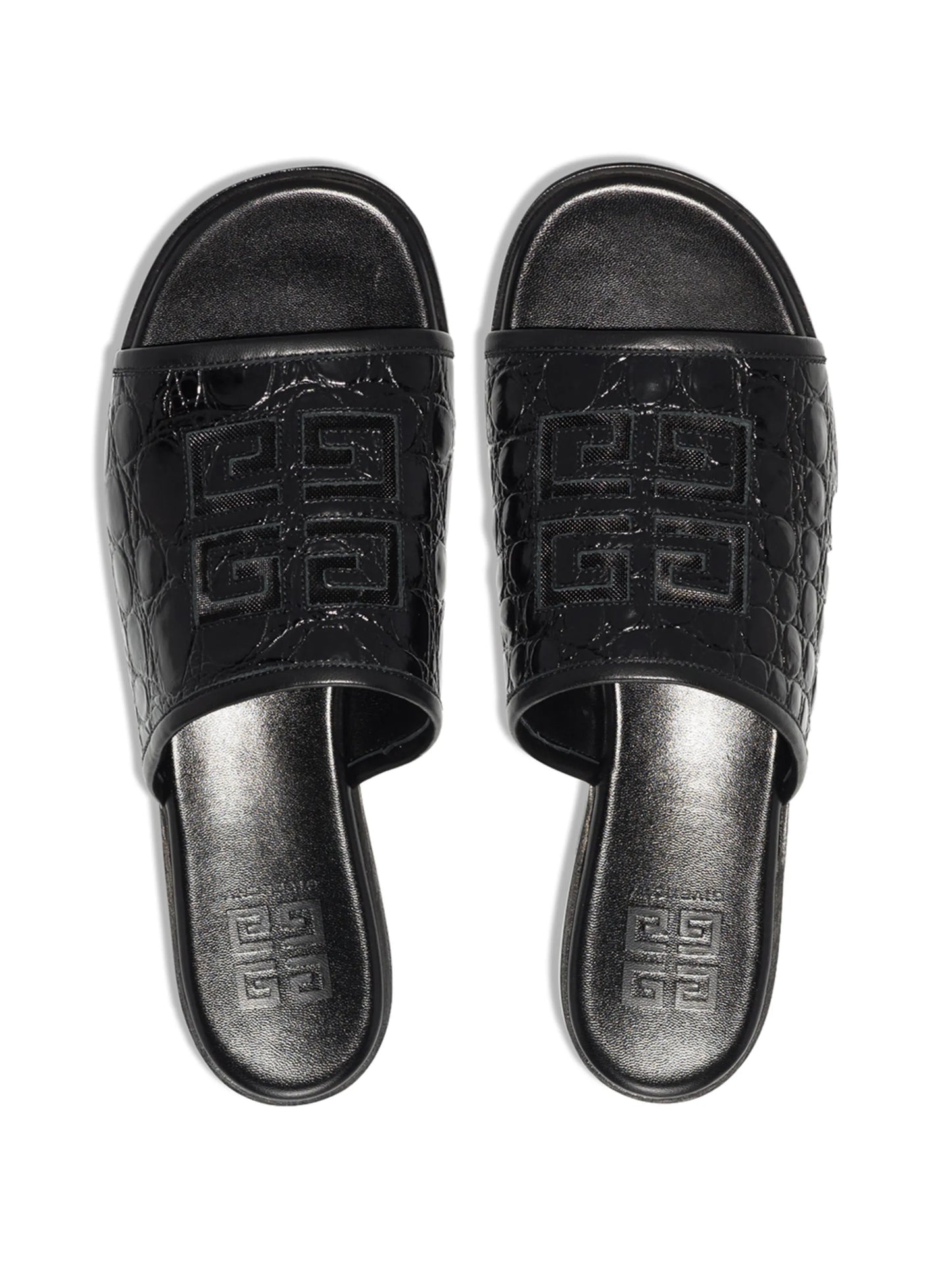 4G motif open toe sandals