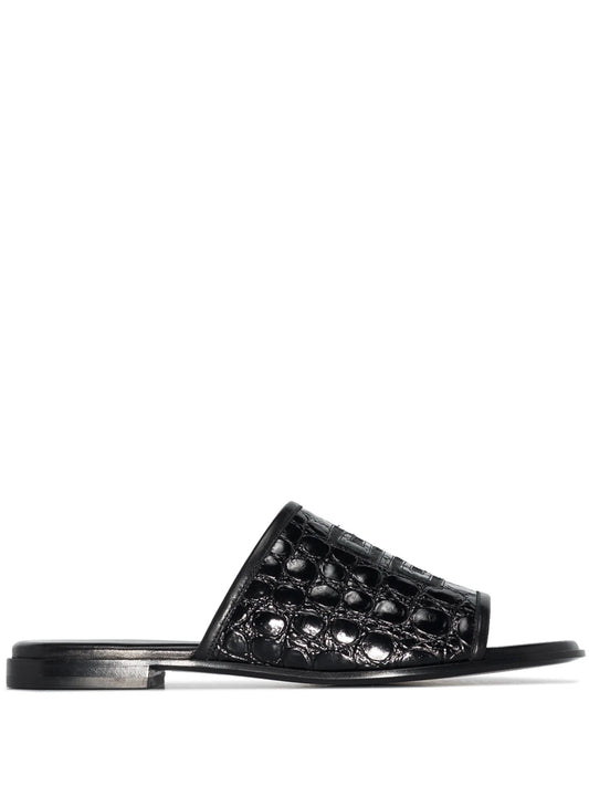 4G motif open toe sandals