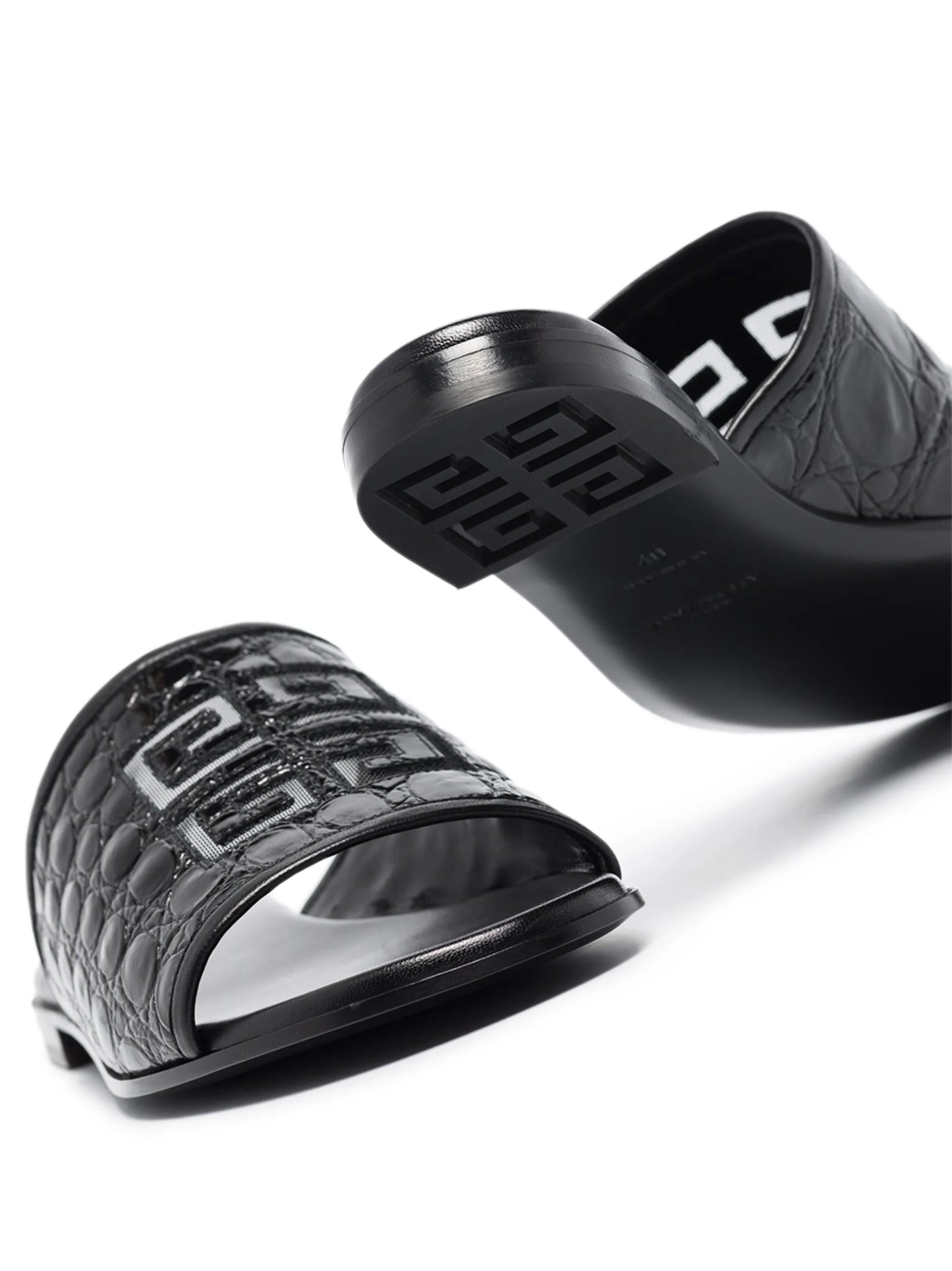4G motif open toe sandals