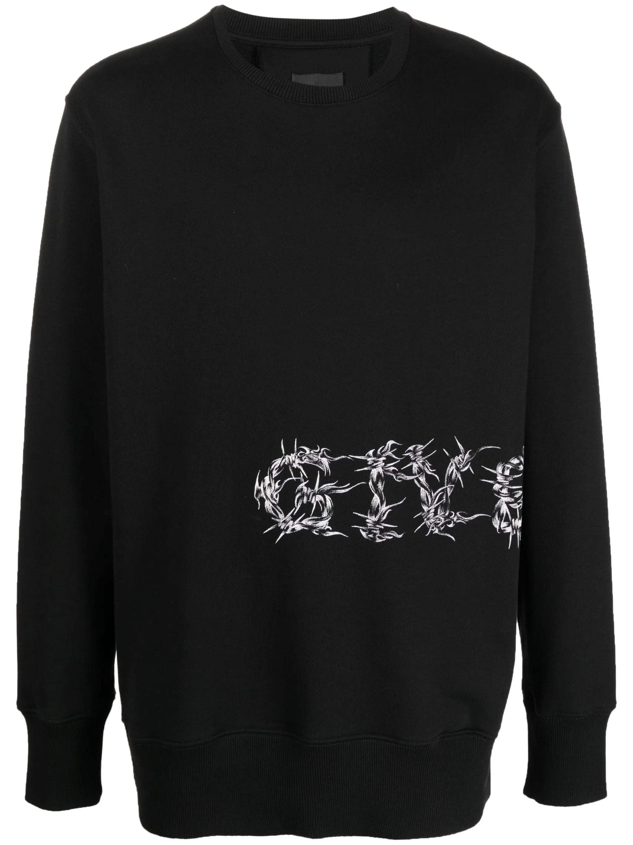 barbed-wire print jumper