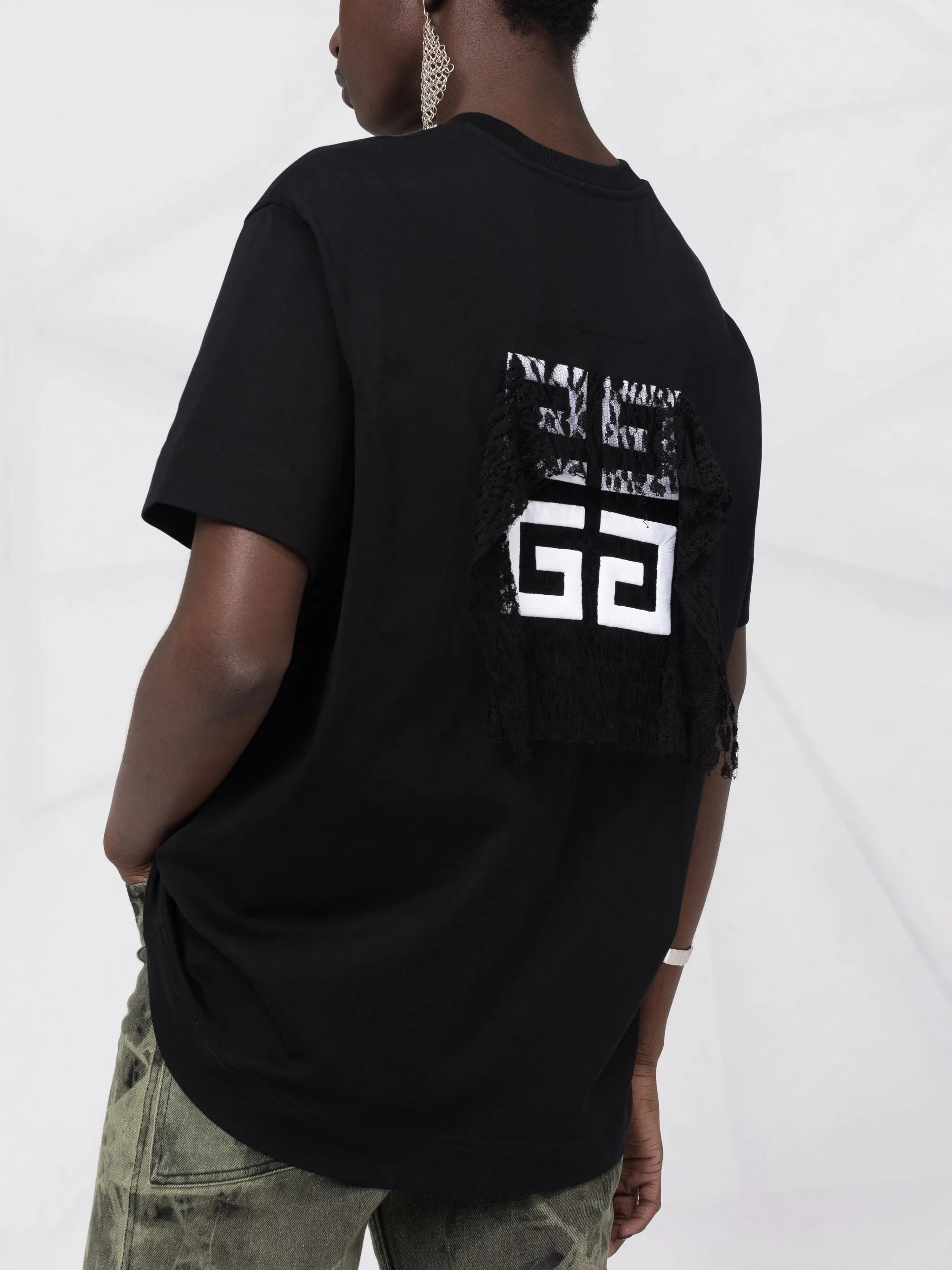 4G motif short-sleeved T-shirt