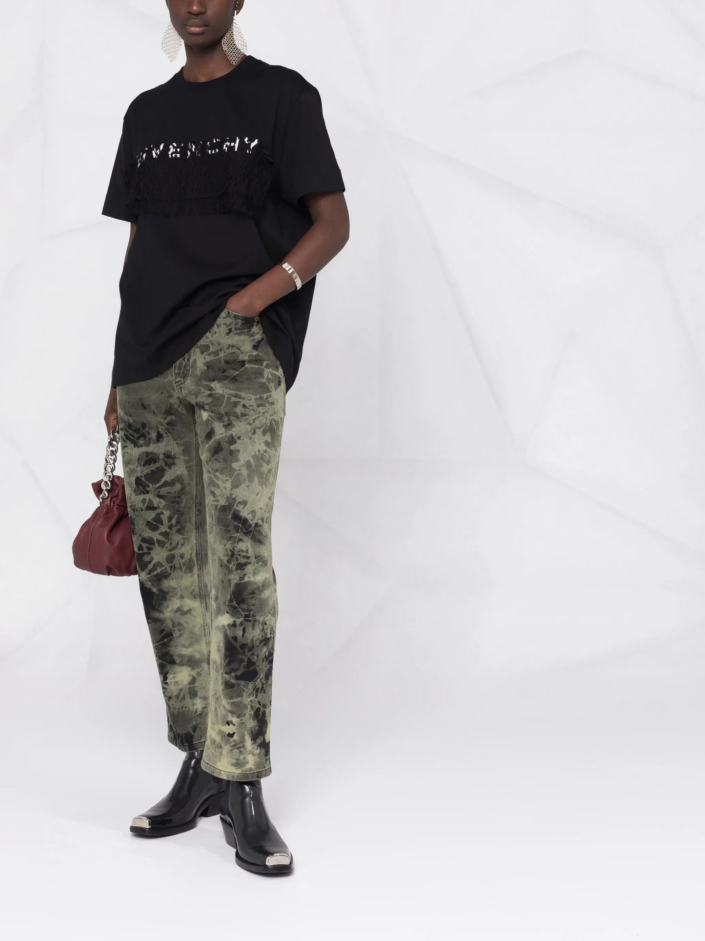 4G motif short-sleeved T-shirt
