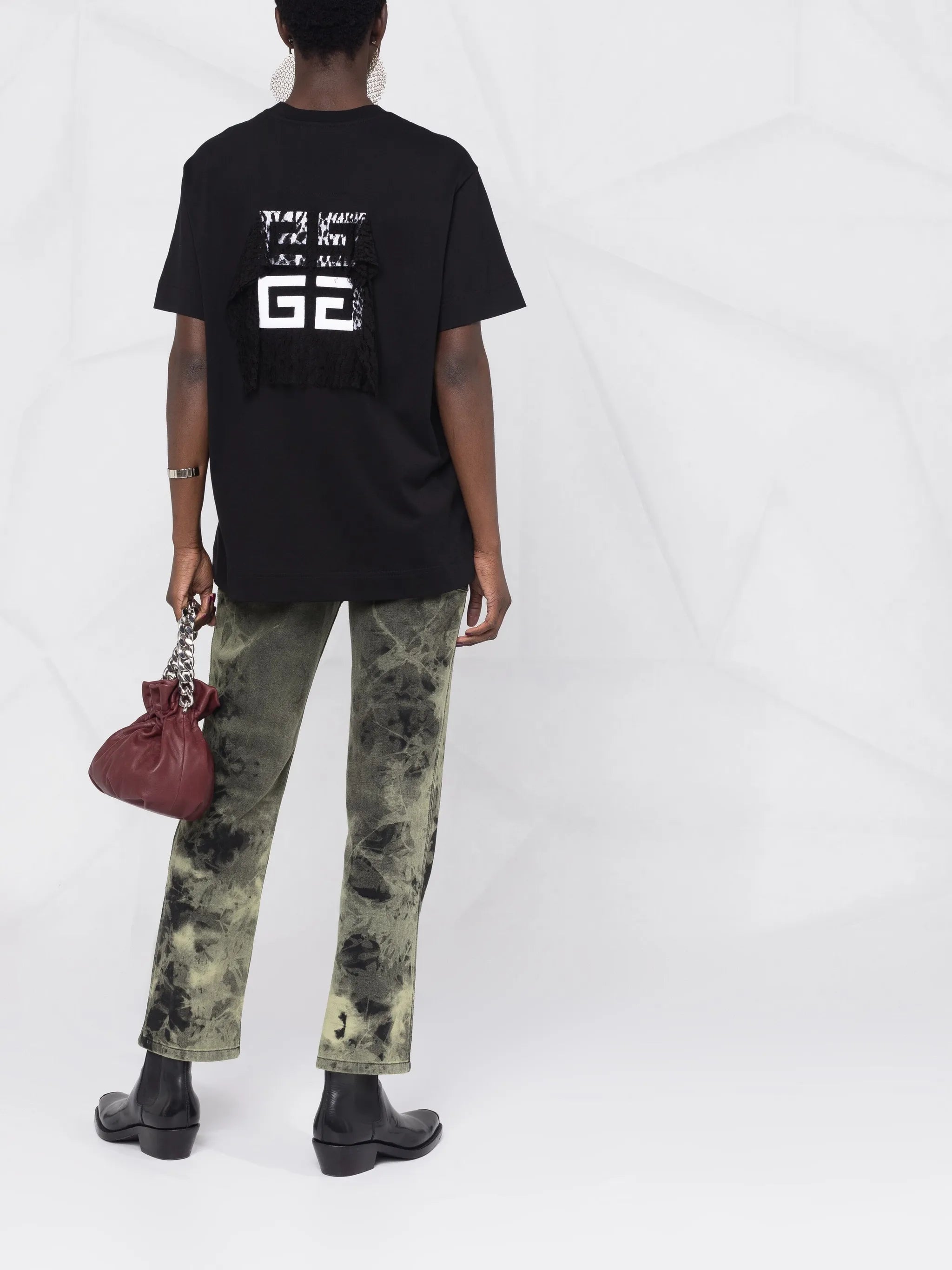 4G motif short-sleeved T-shirt