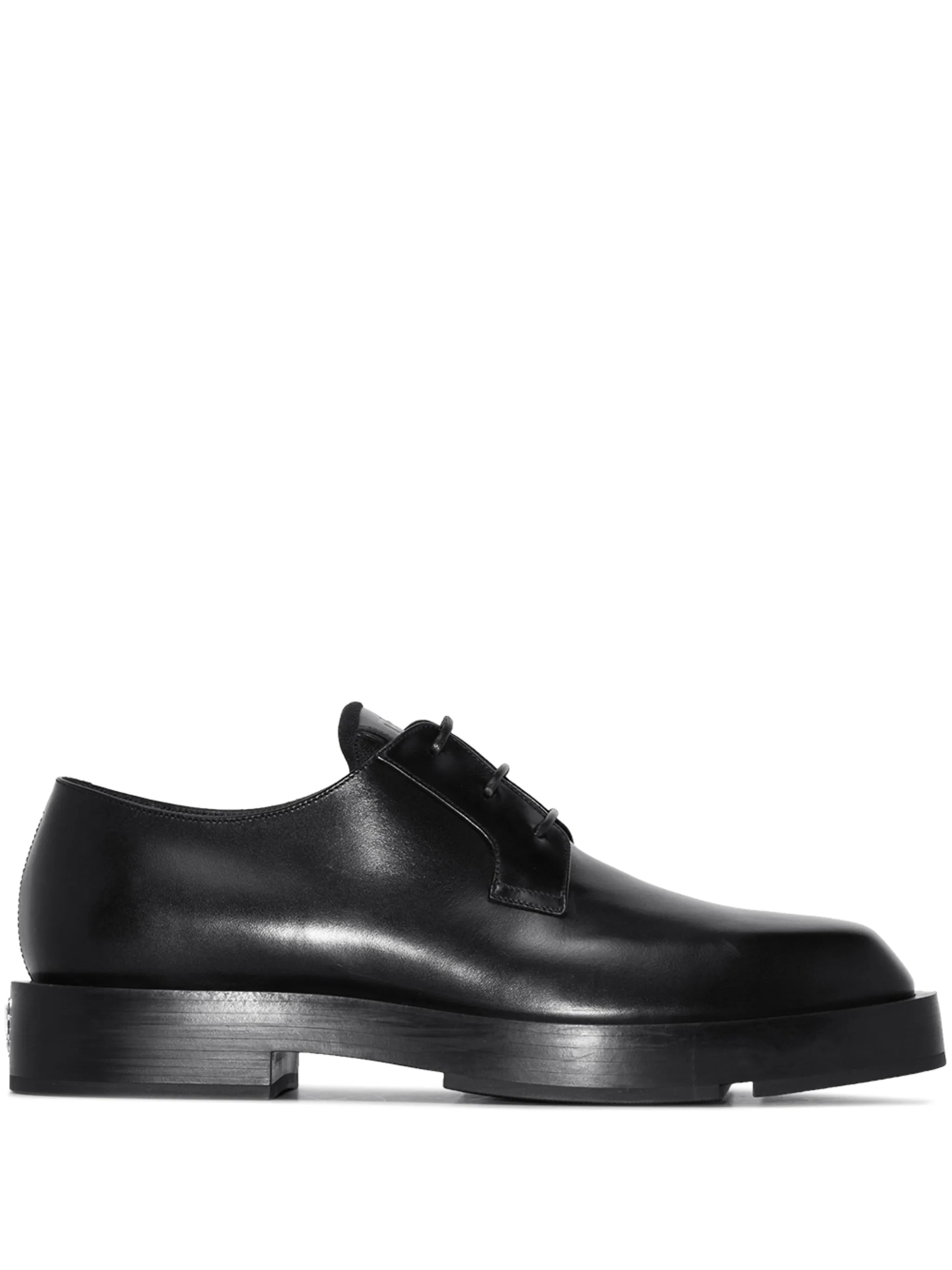 4G motif derby shoes