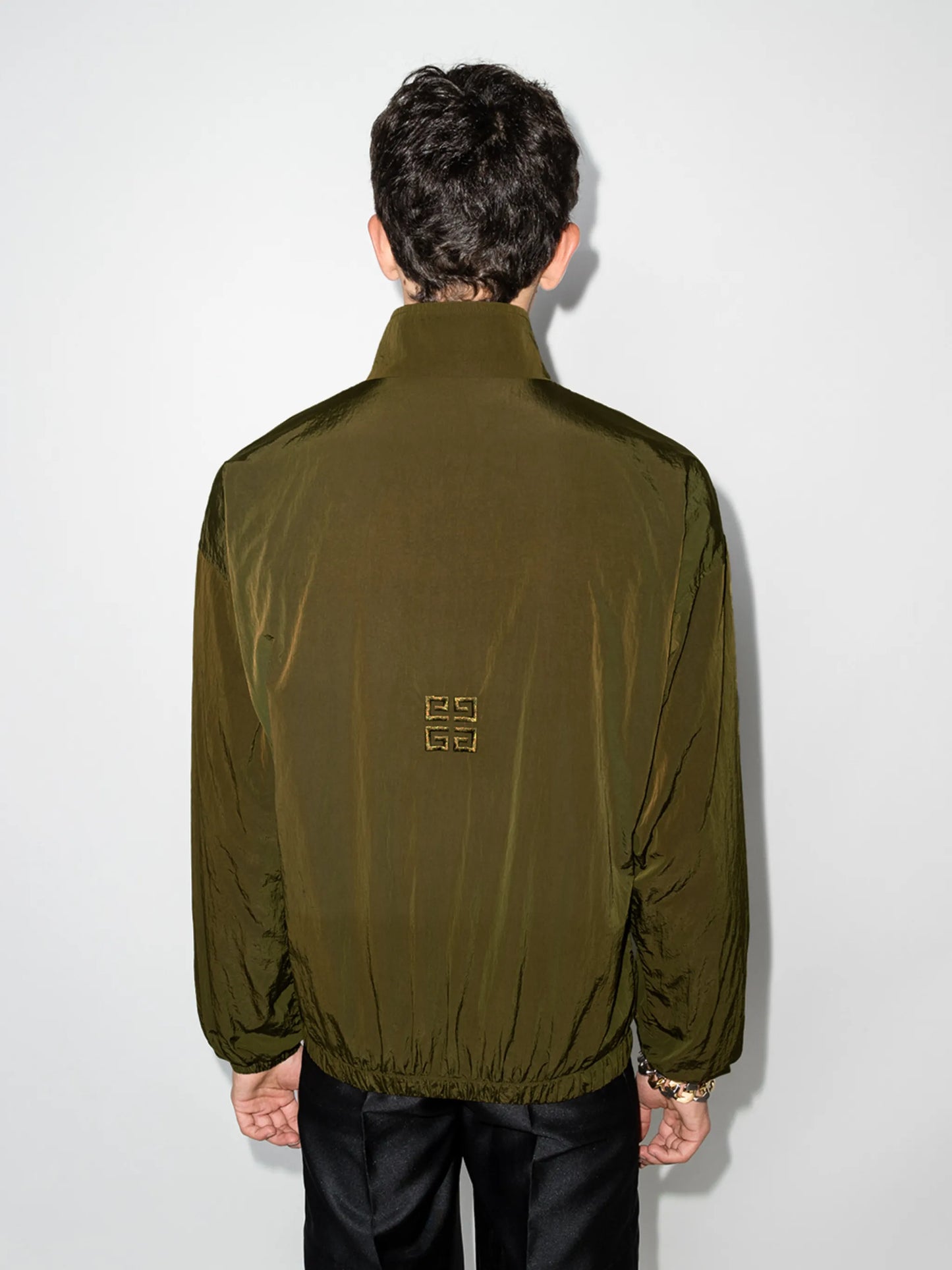 4G-embroidered windbreaker