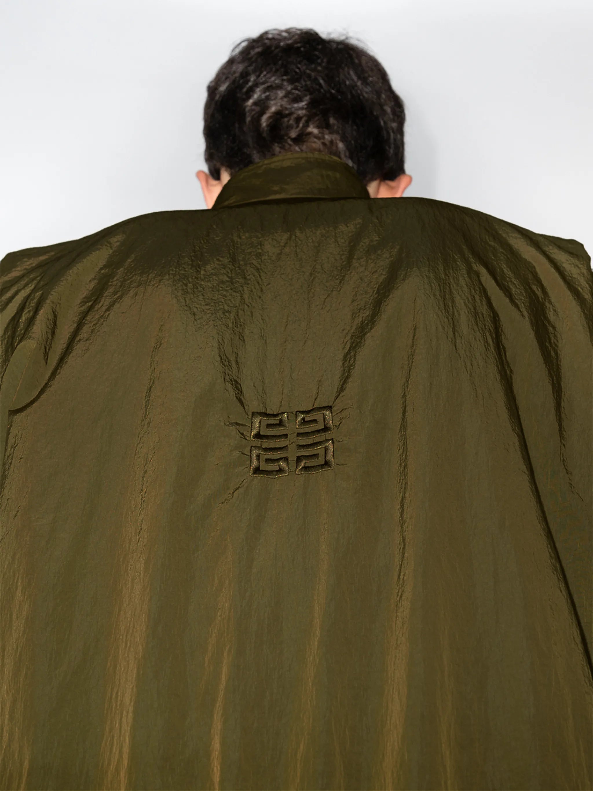 4G-embroidered windbreaker