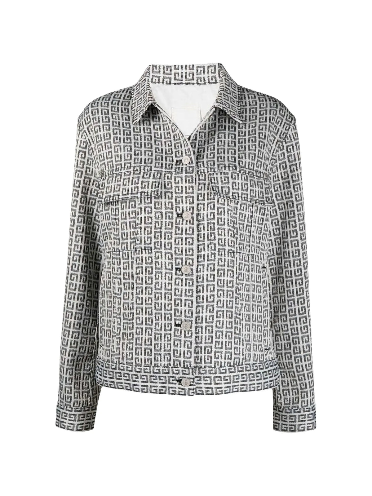 4G jacquard denim jacket
