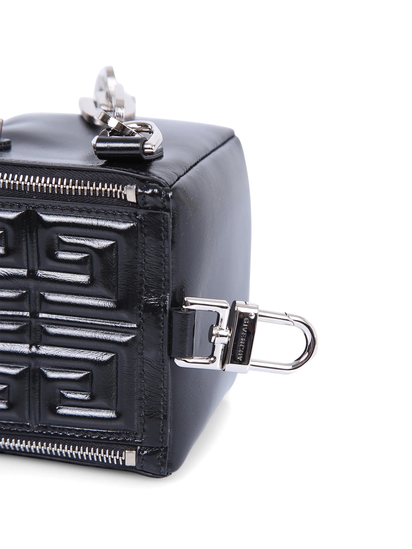 mini Pandora box leather crossbody bag