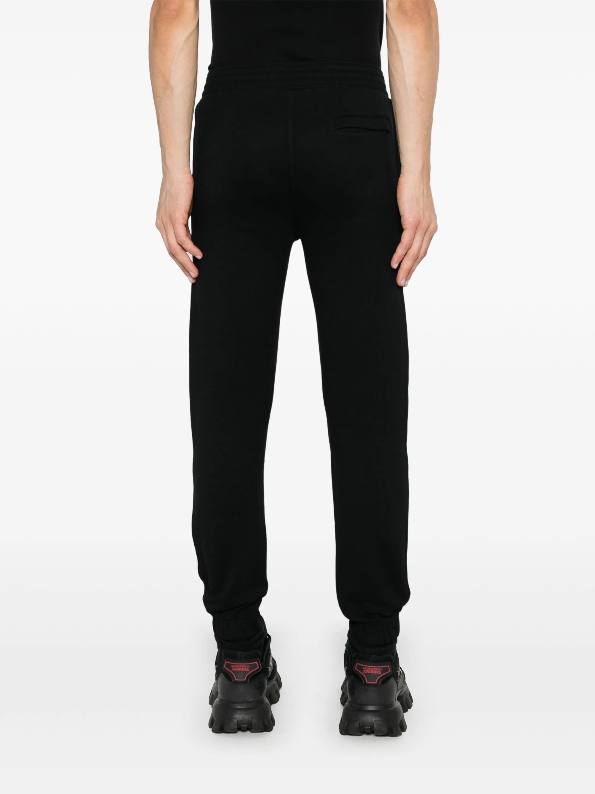logo-patch track pants