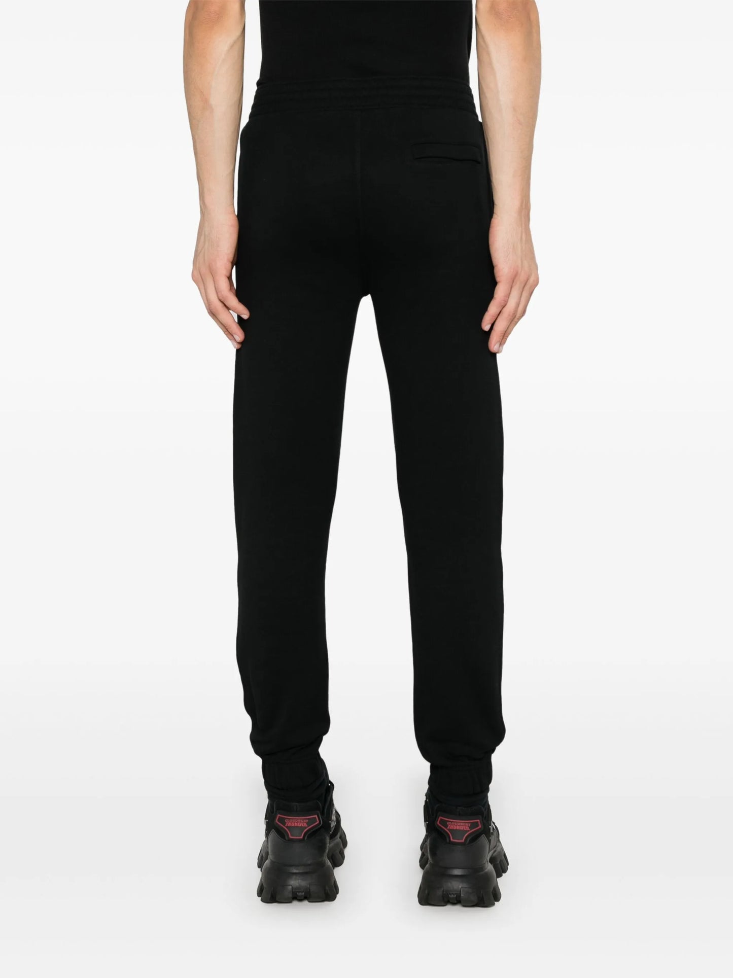logo-patch track pants