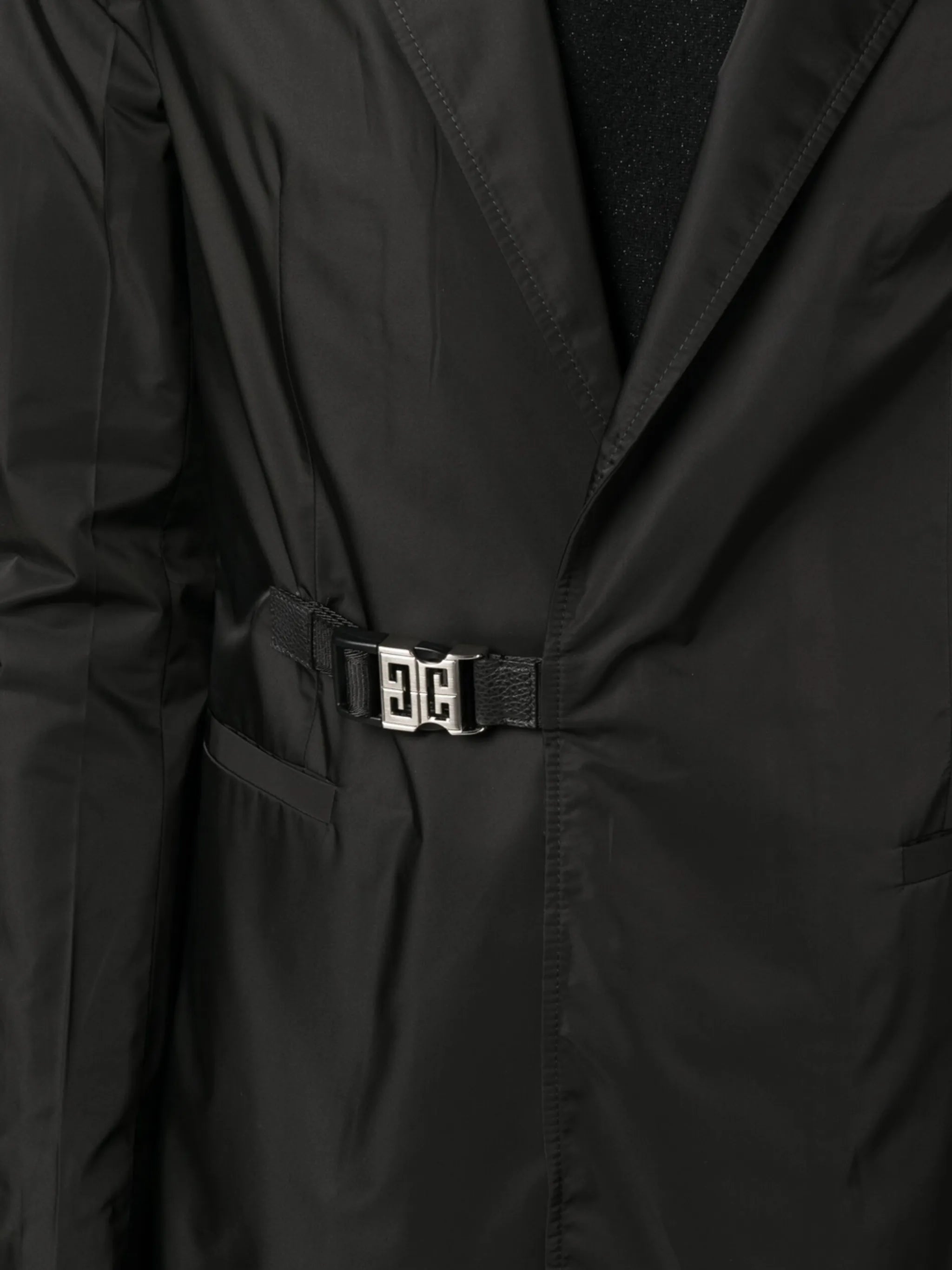 4G buckle-fastening blazer