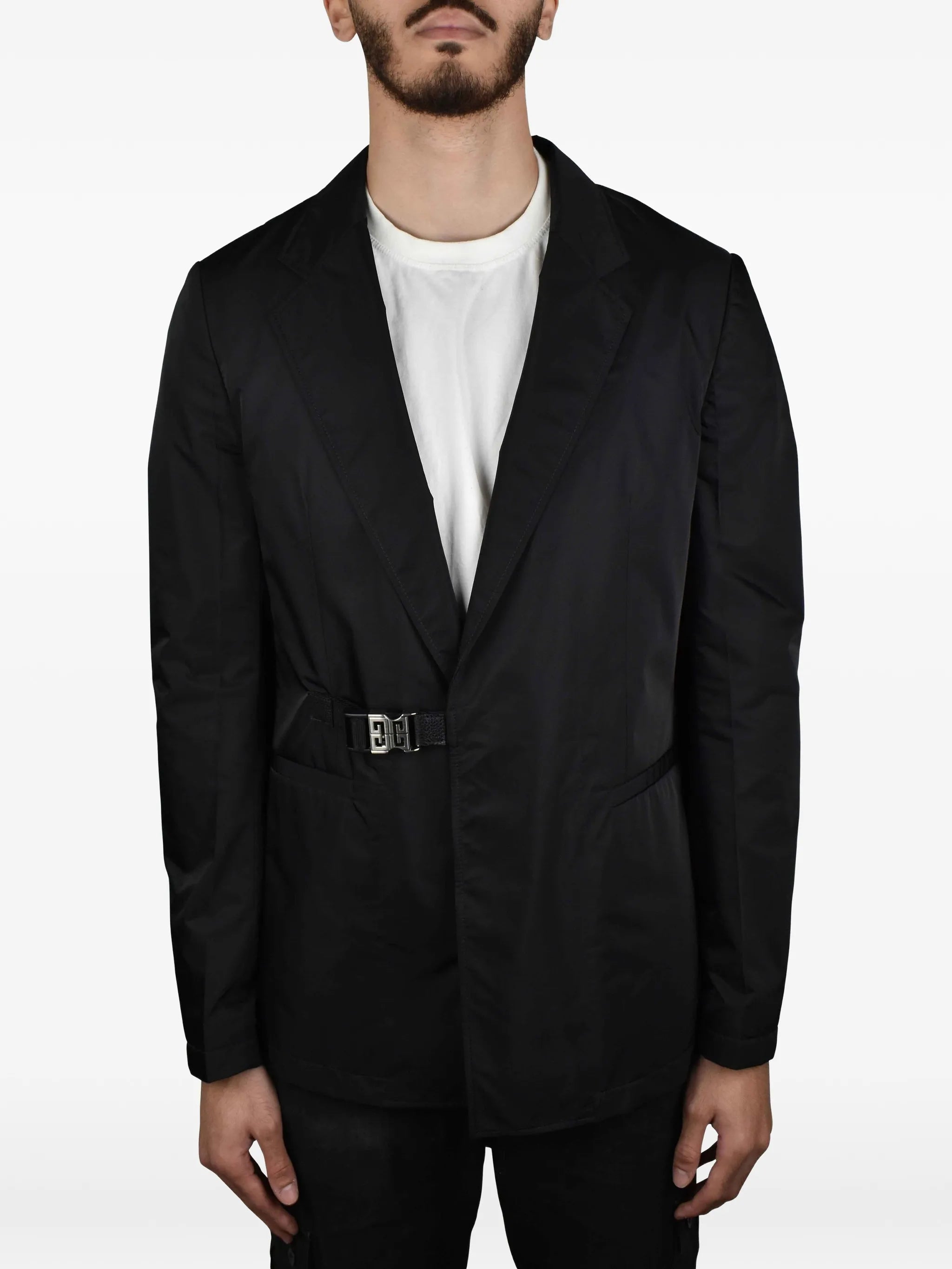 4G buckle-fastening blazer