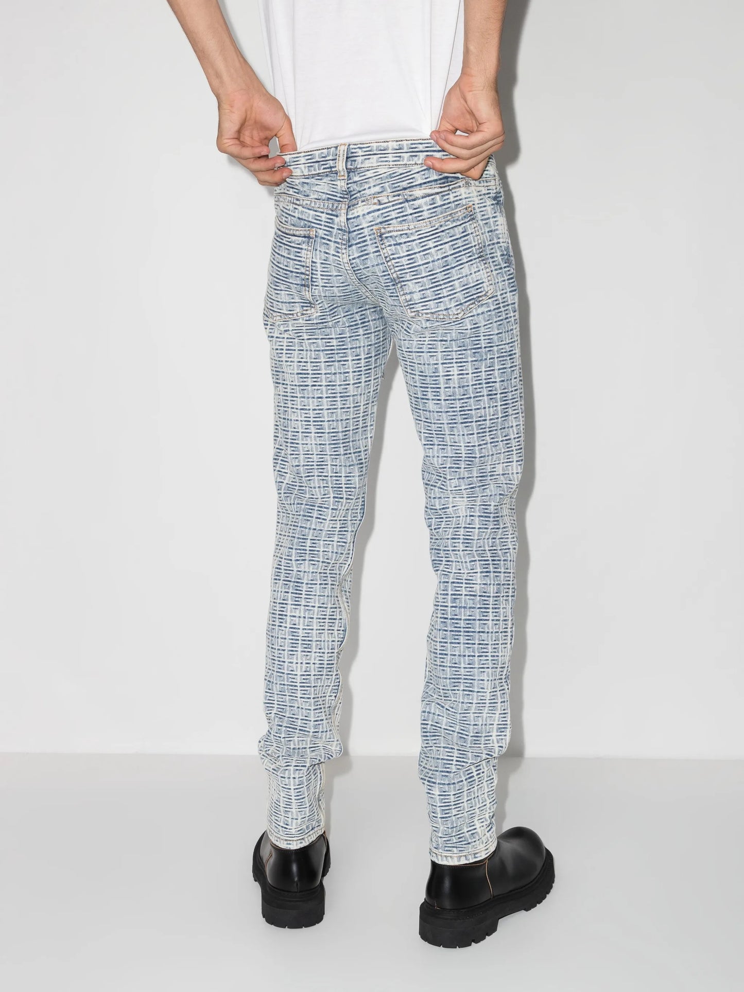 all-over 4G print trousers