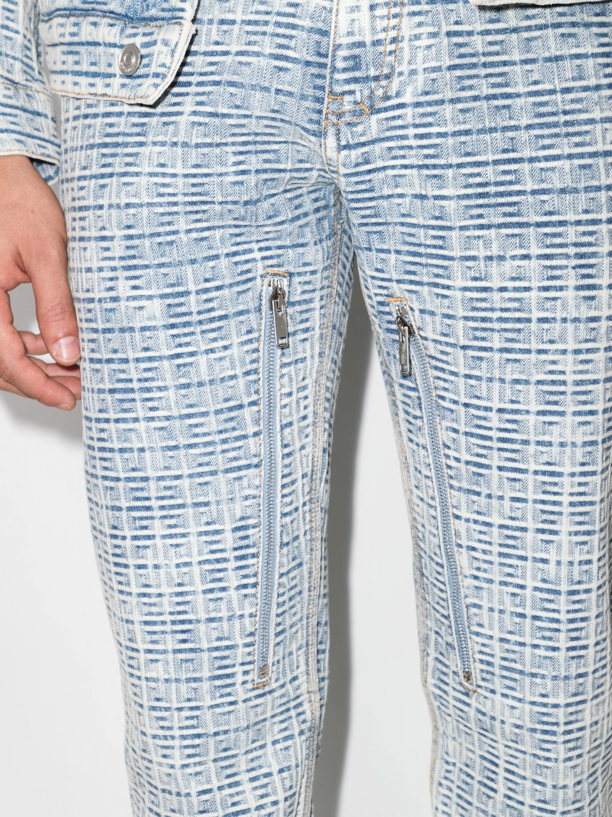 all-over 4G print trousers