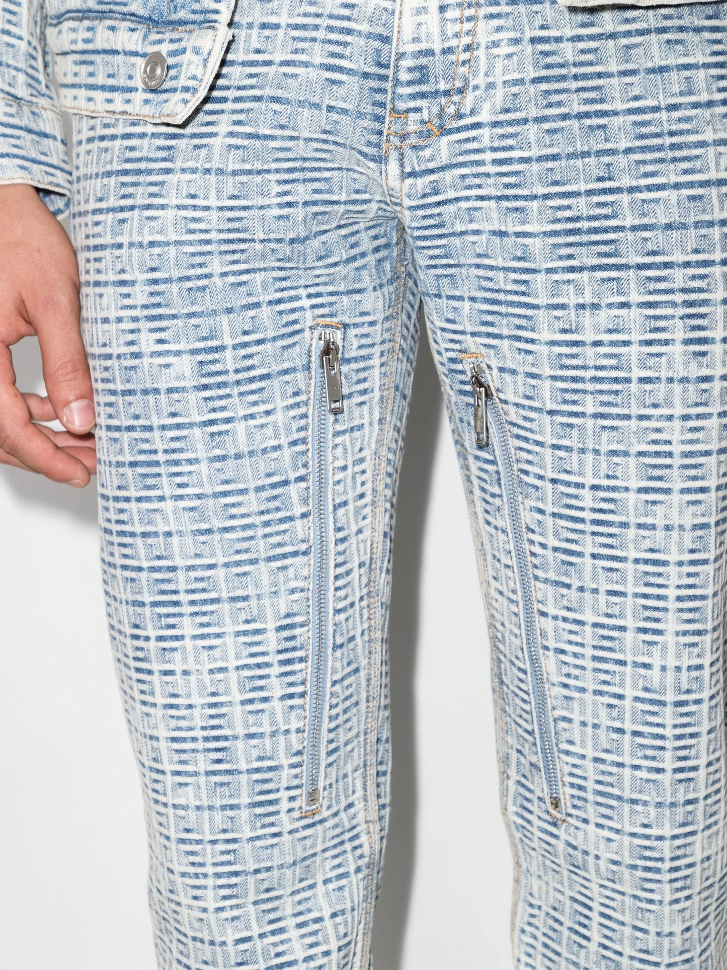 all-over 4G print trousers