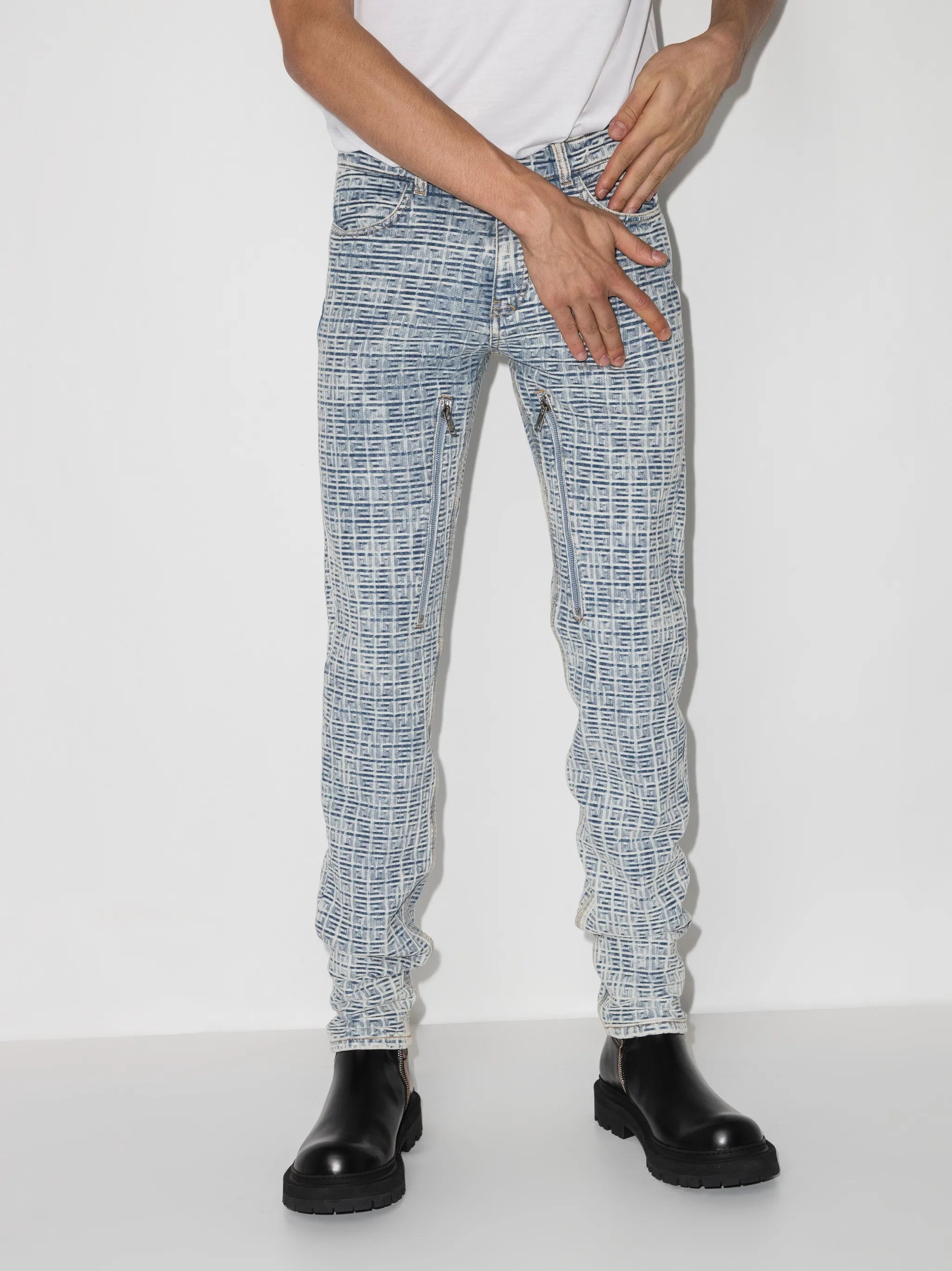 all-over 4G print trousers