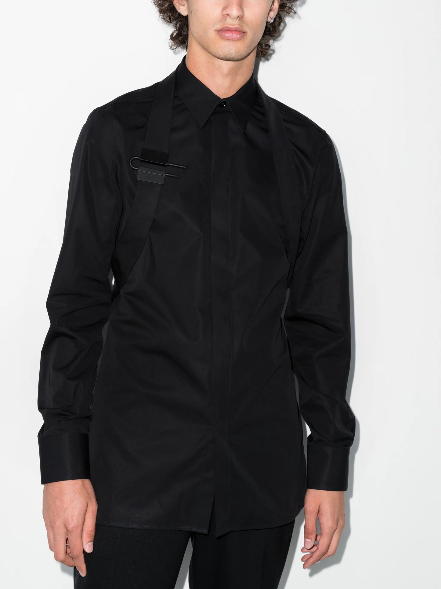 harness-detail shirt