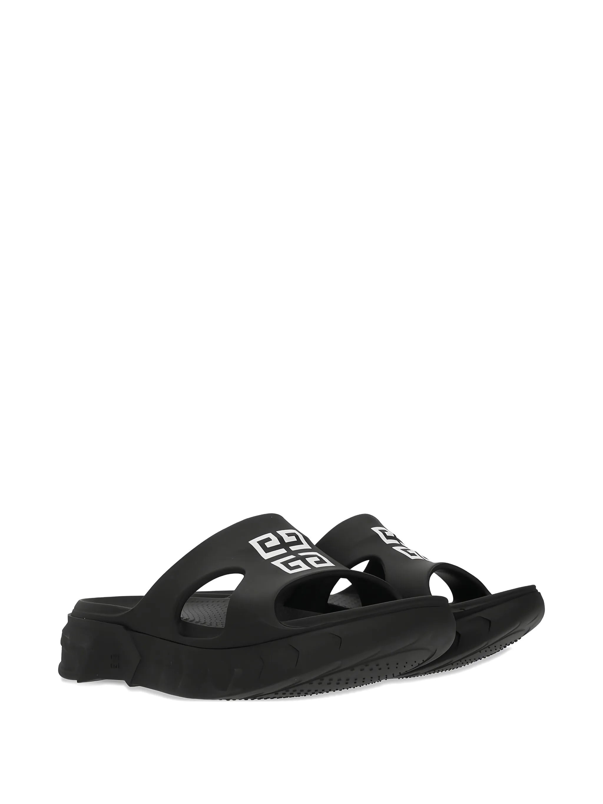 Marshmallow logo-print slides
