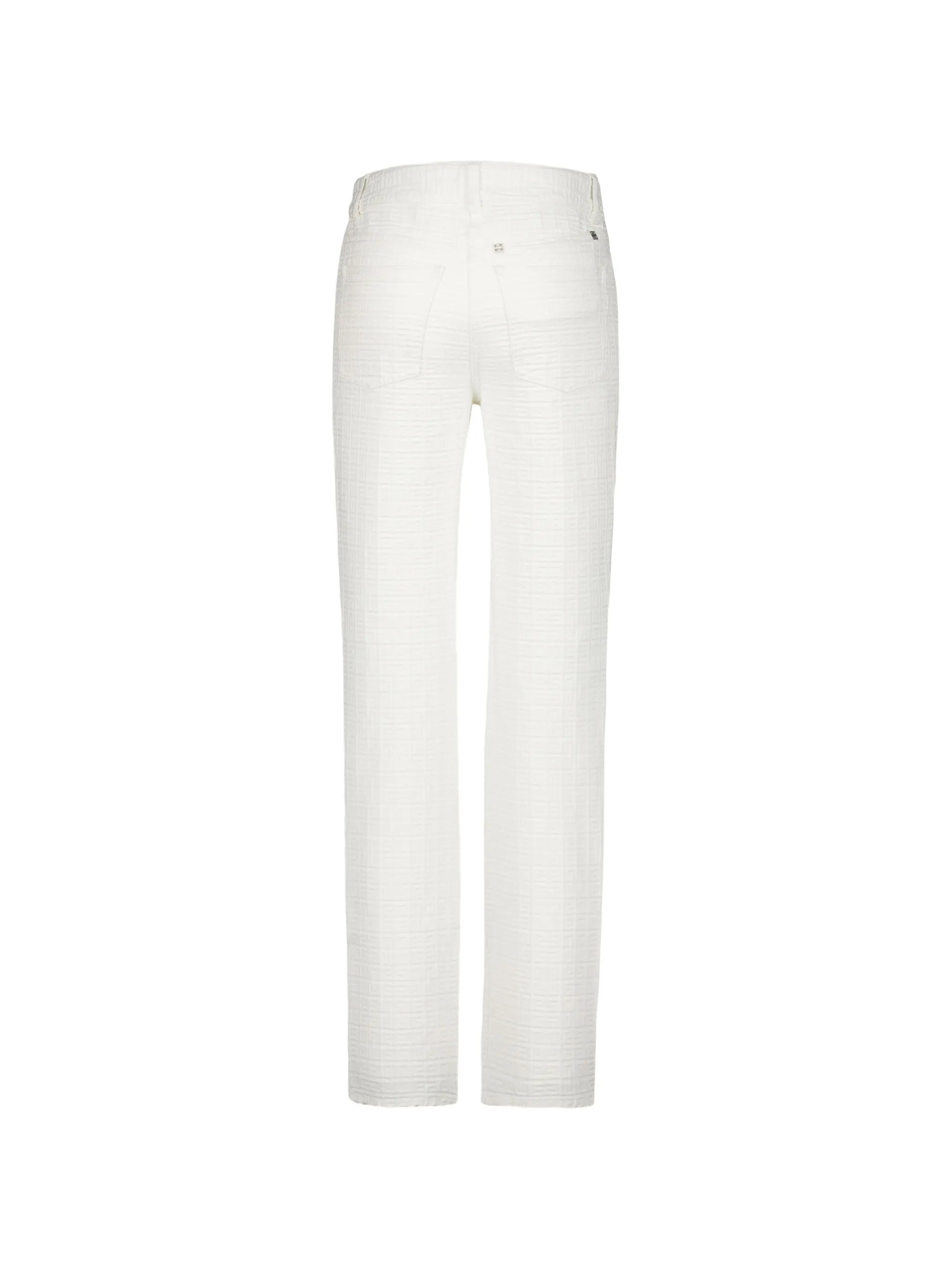 4G motif jacquard trousers