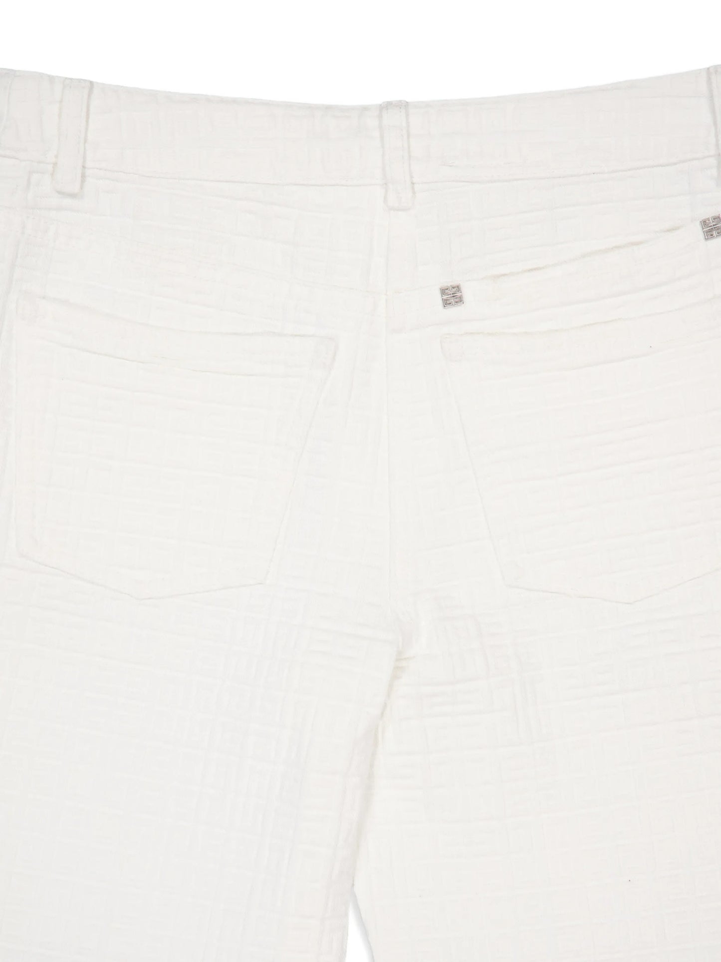 4G motif jacquard trousers