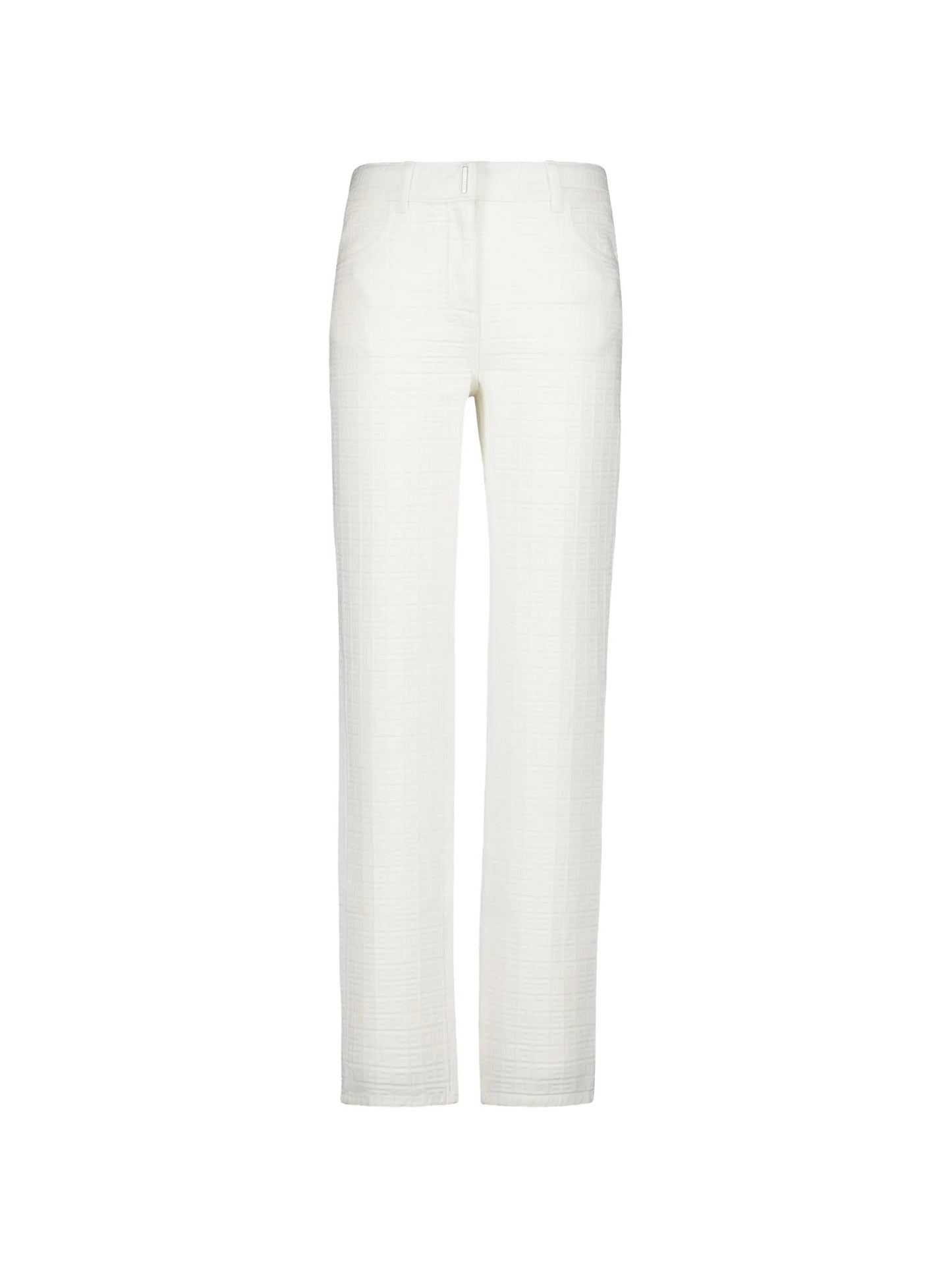 4G motif jacquard trousers