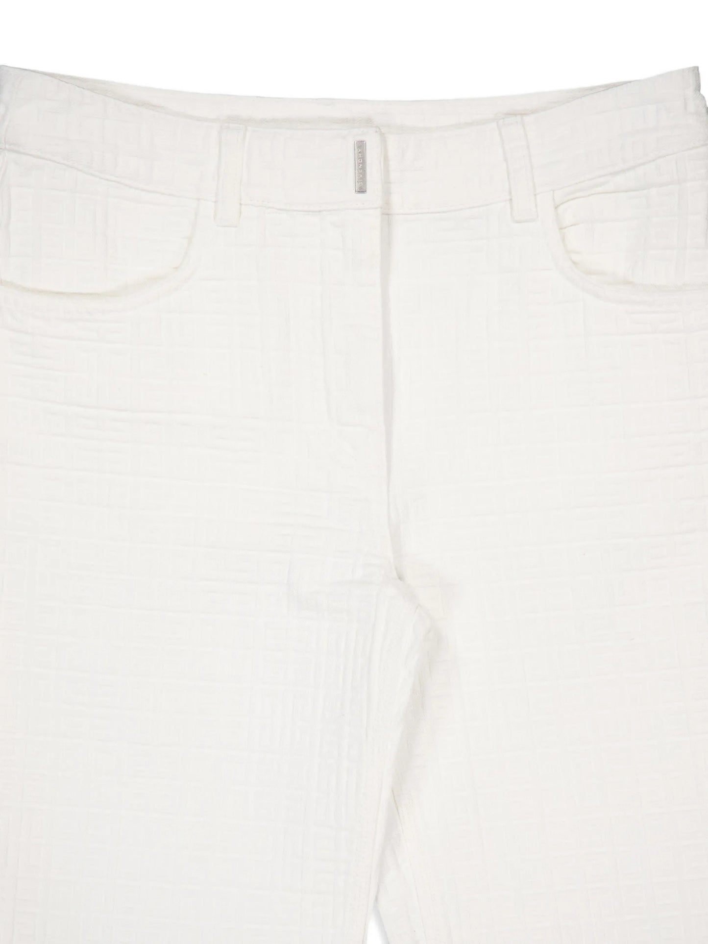 4G motif jacquard trousers