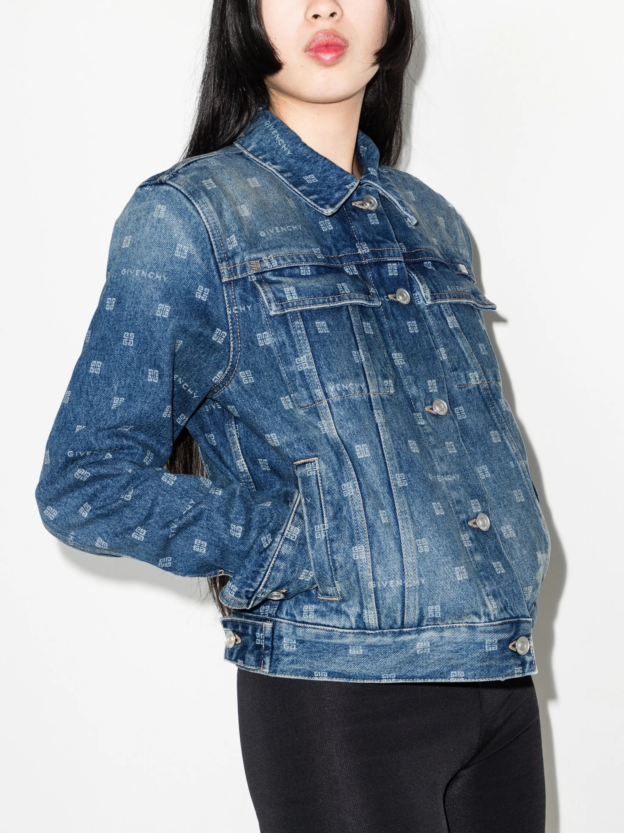 4G monogram denim jacket