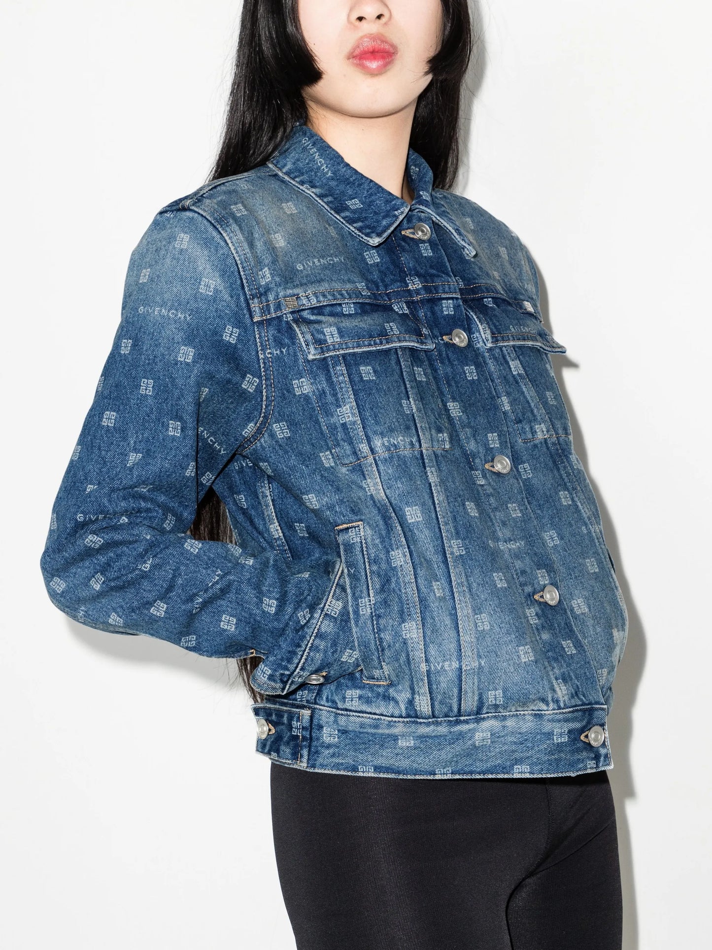 4G monogram denim jacket