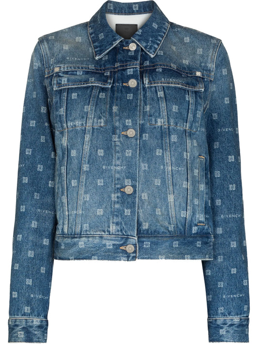 4G monogram denim jacket