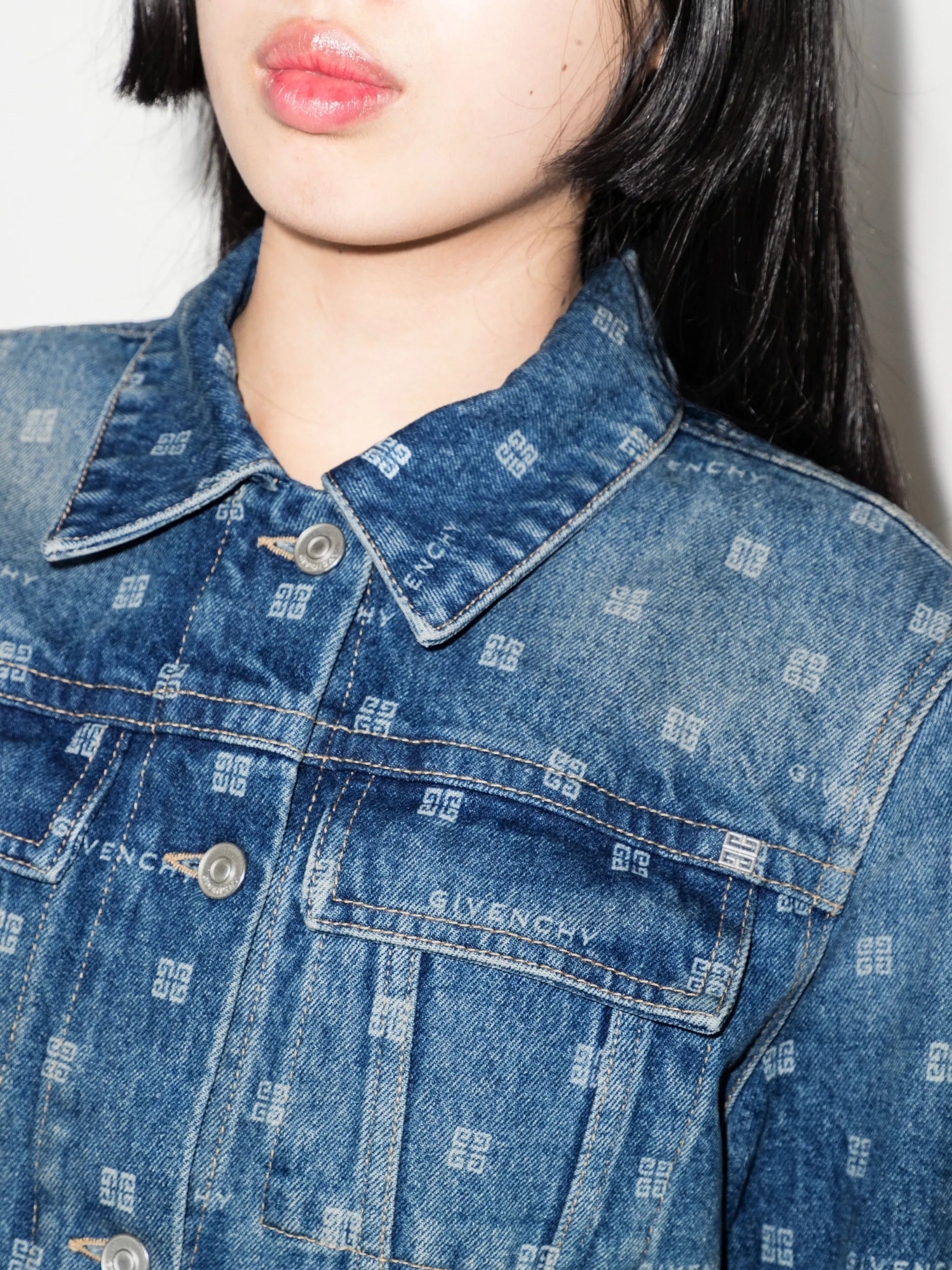 4G monogram denim jacket