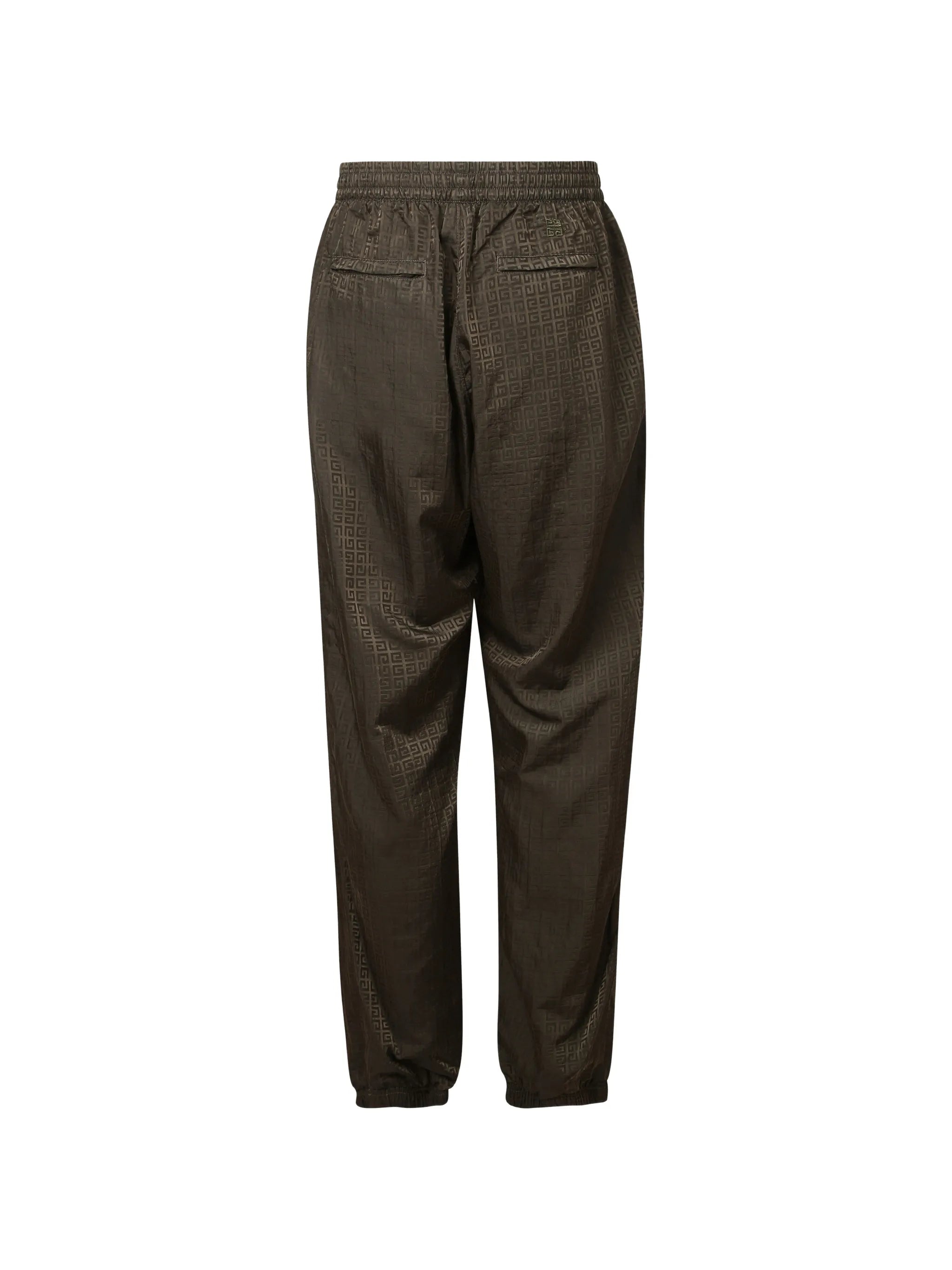 4G jacquard track pants
