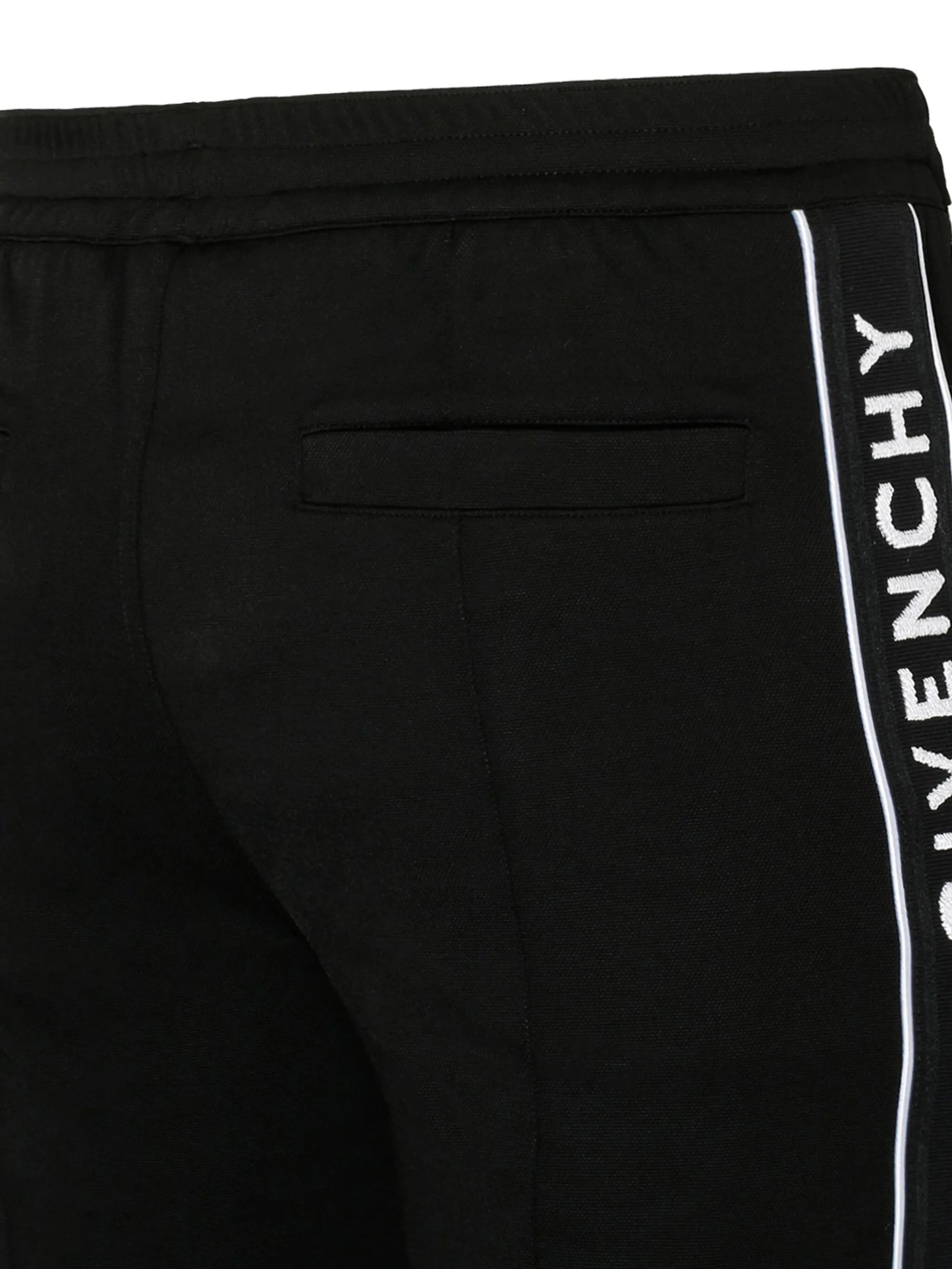 logo tape track pants