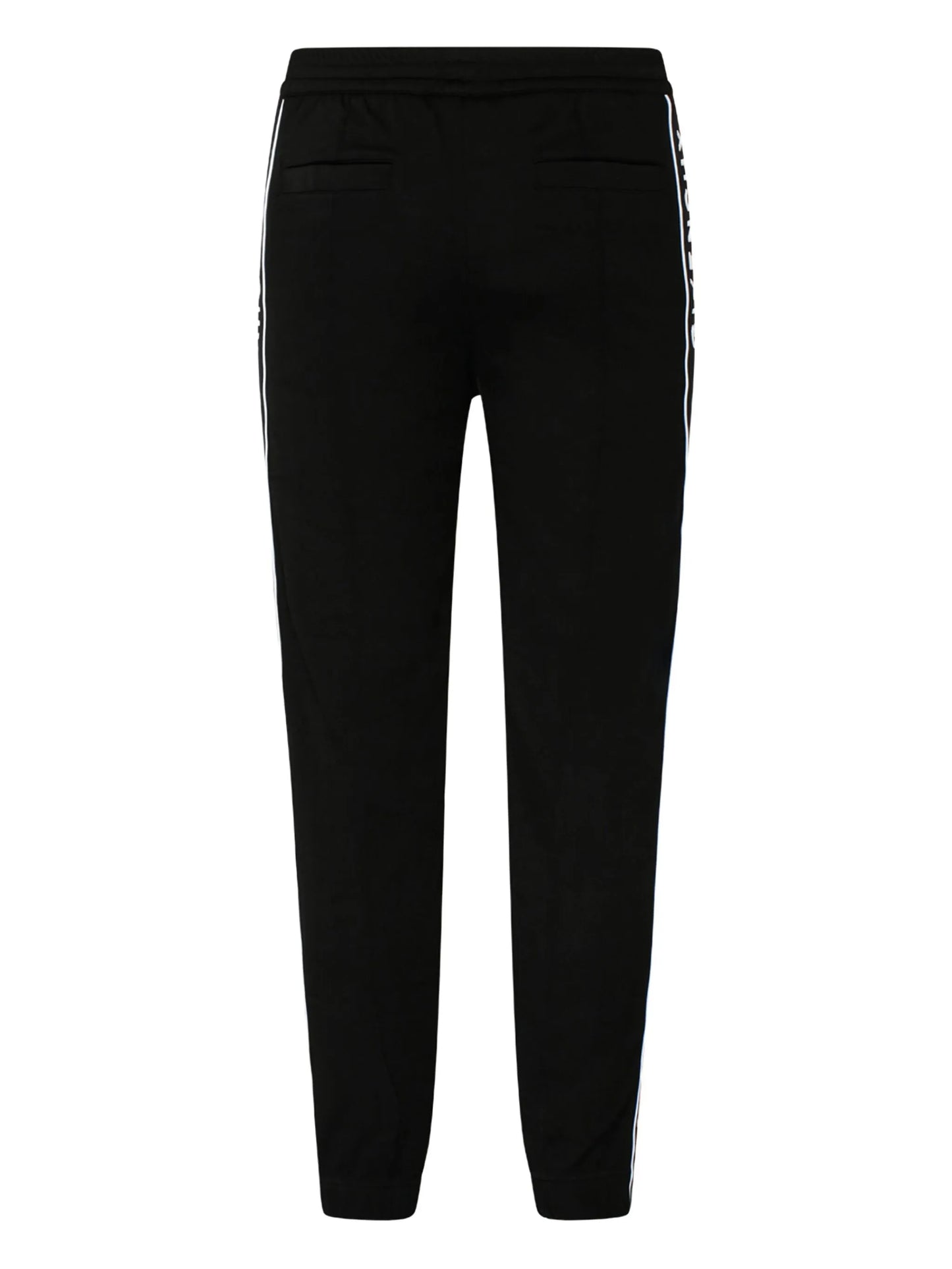 logo tape track pants