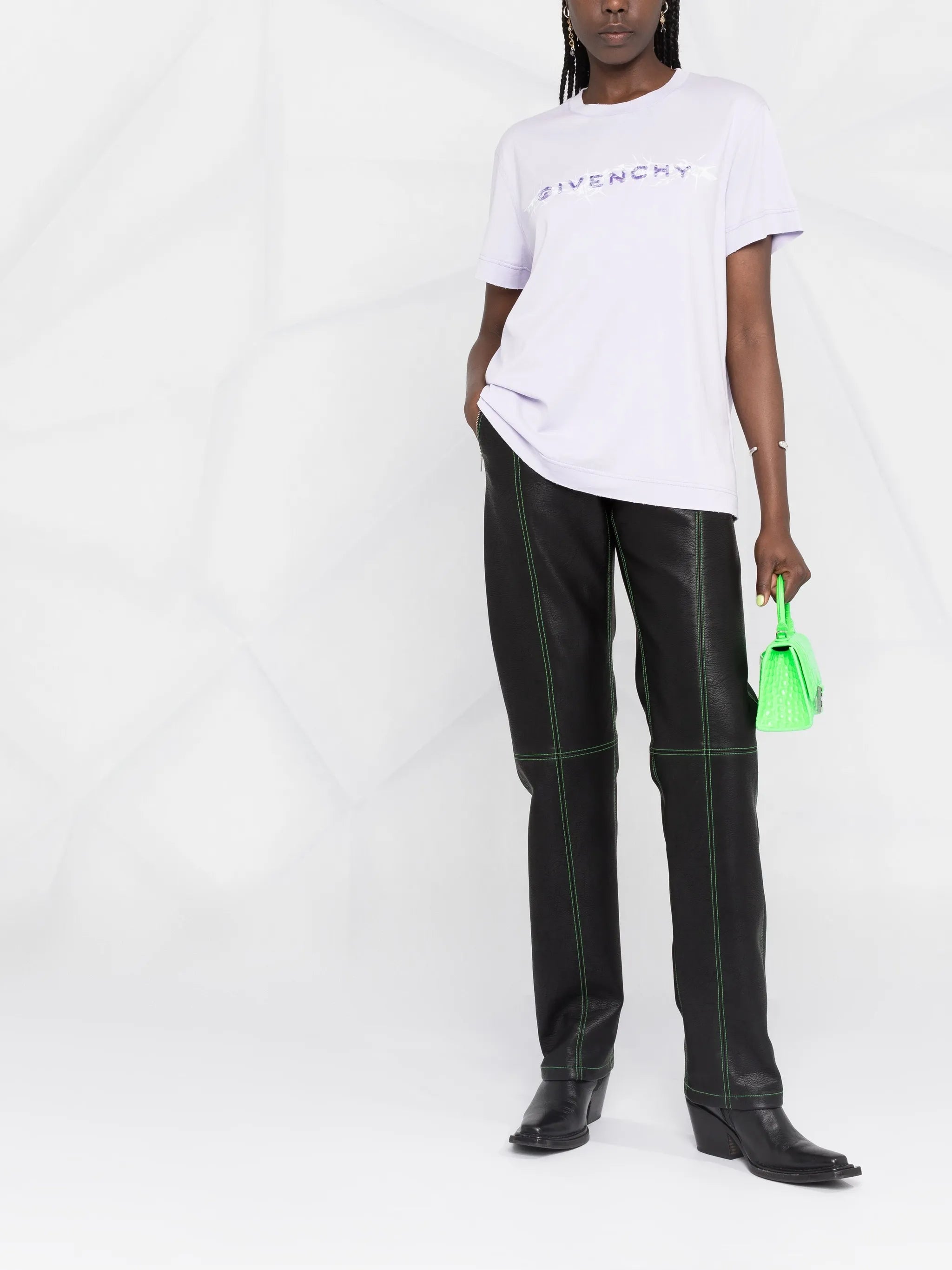 logo-print cotton T-shirt