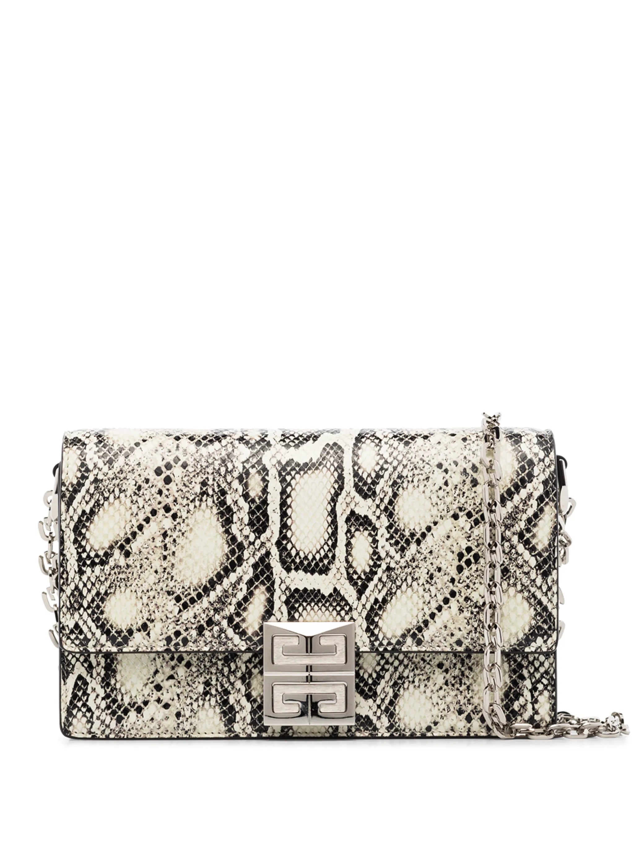 4G snake-print crossbody bag