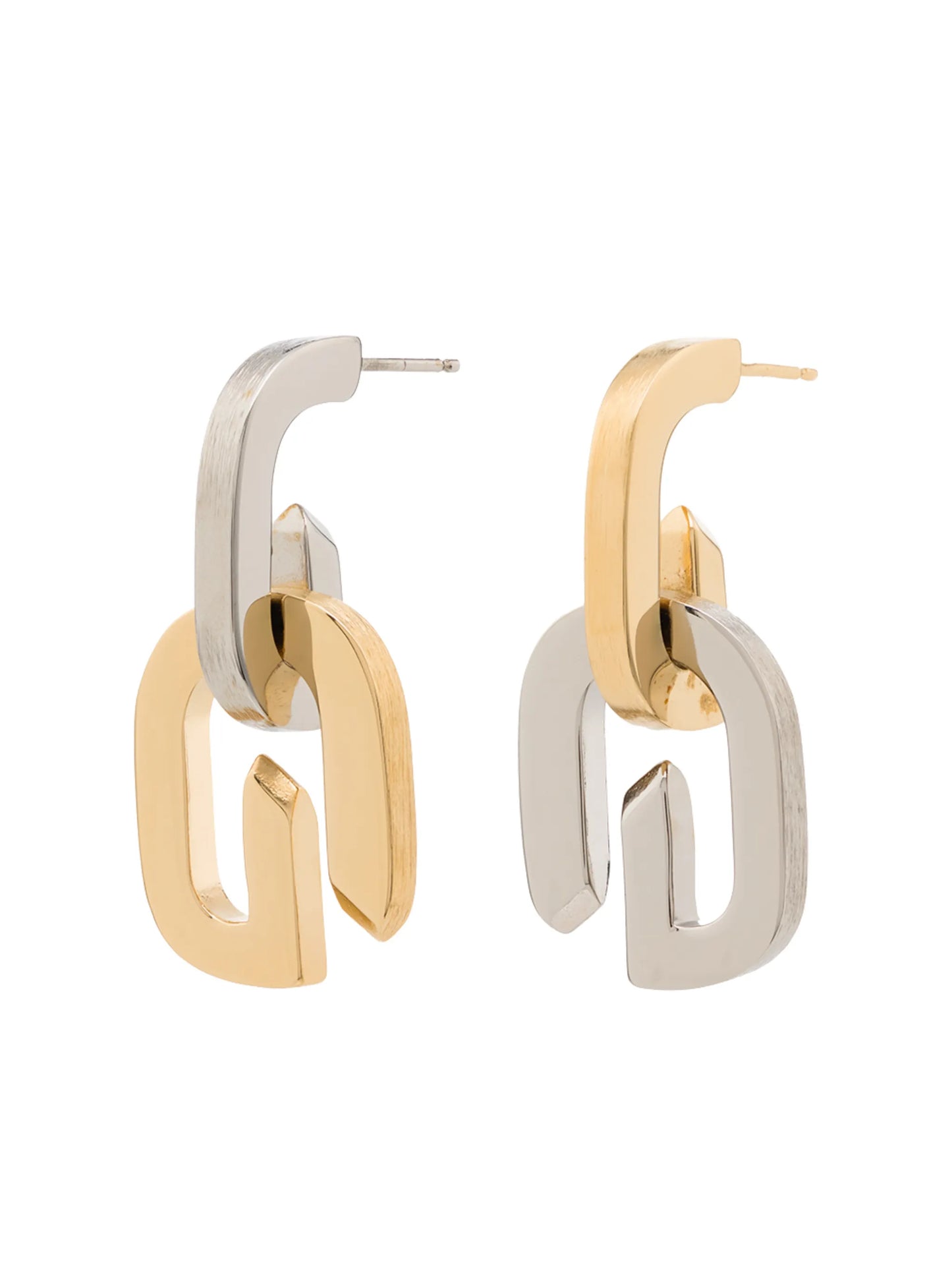 G-link two-tone earrings