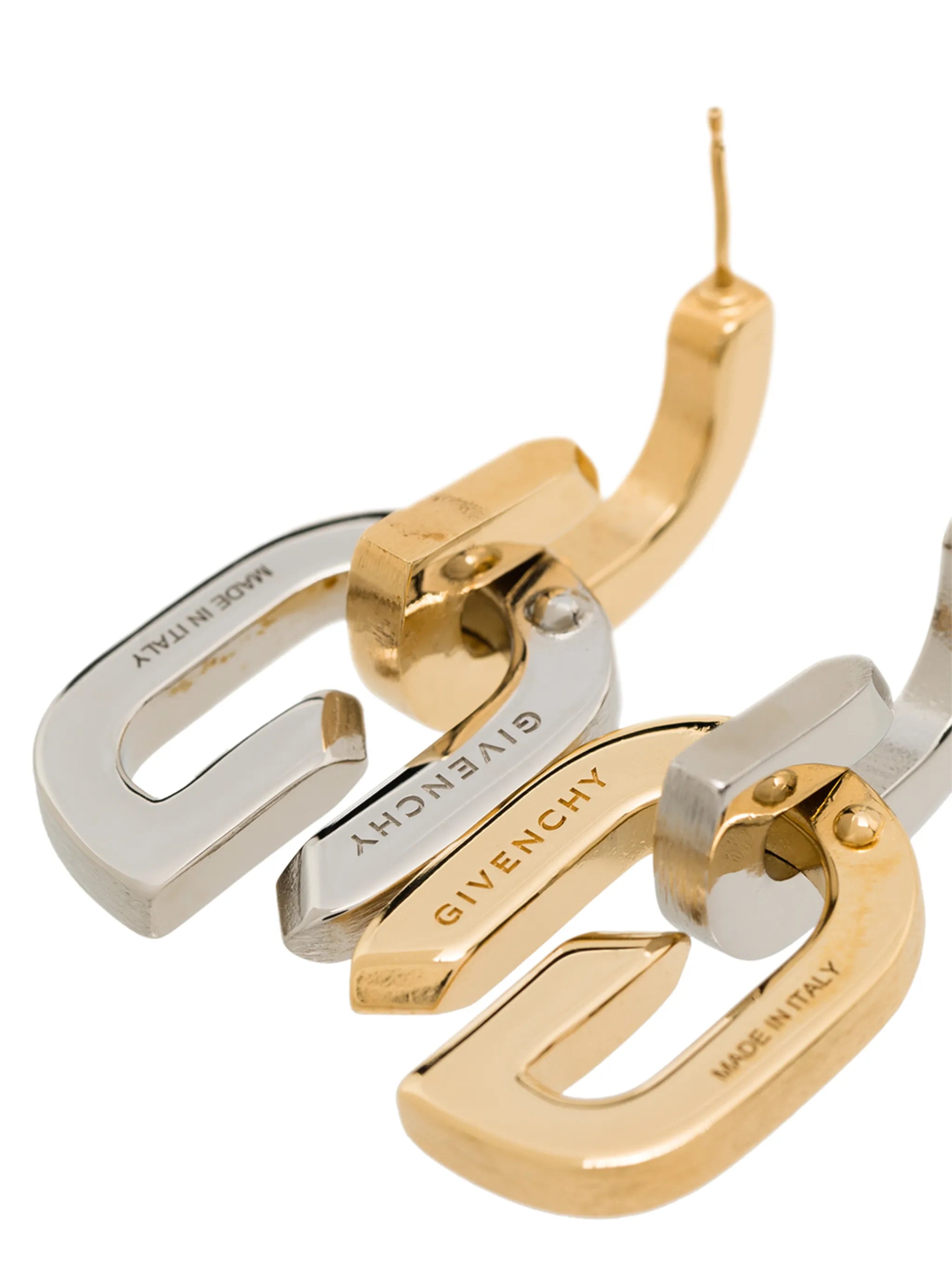 G-link two-tone earrings
