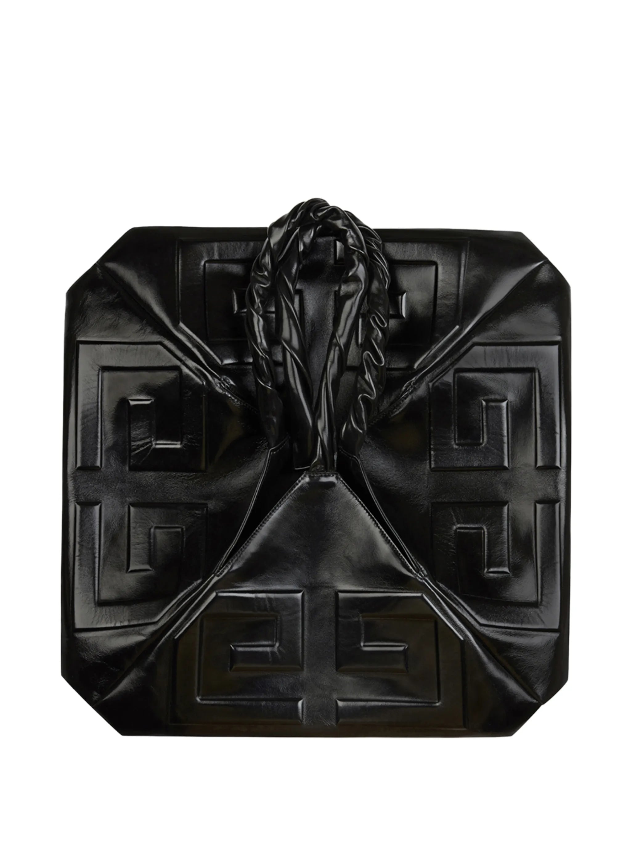 large Belle embossed logo shoulder bag