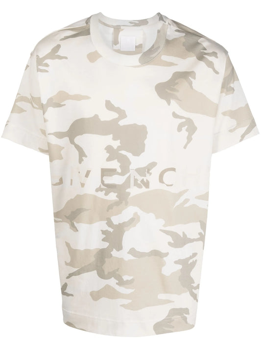 camouflage-print cotton T-Shirt