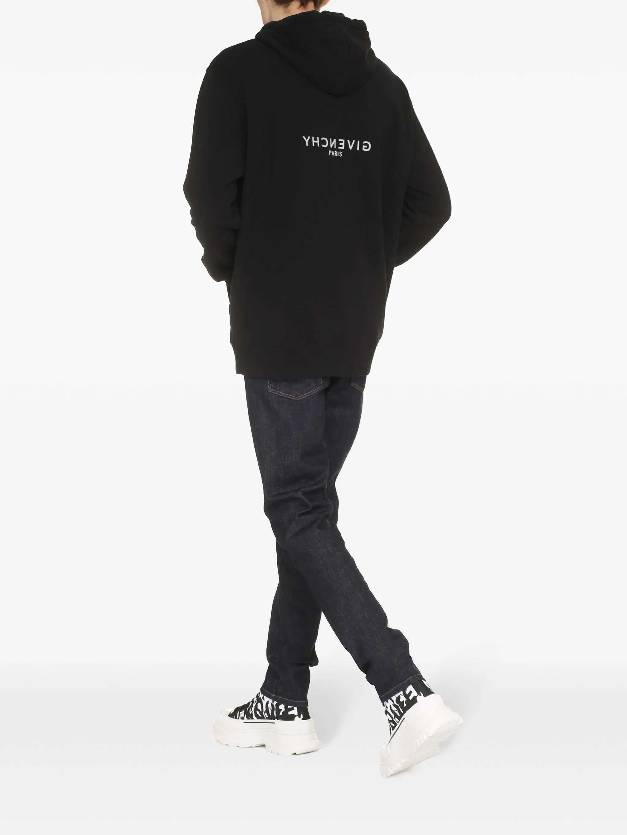 logo-print hoodie