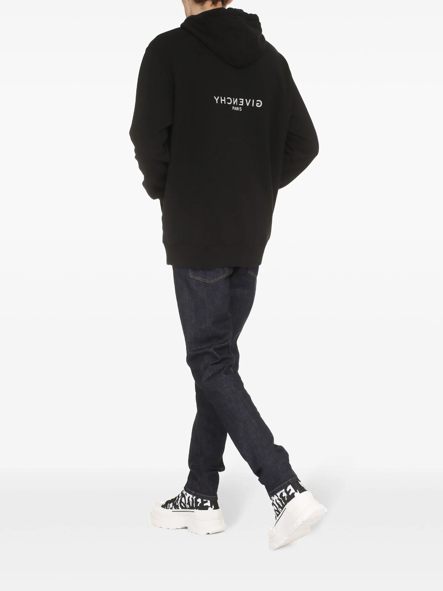 logo-print hoodie