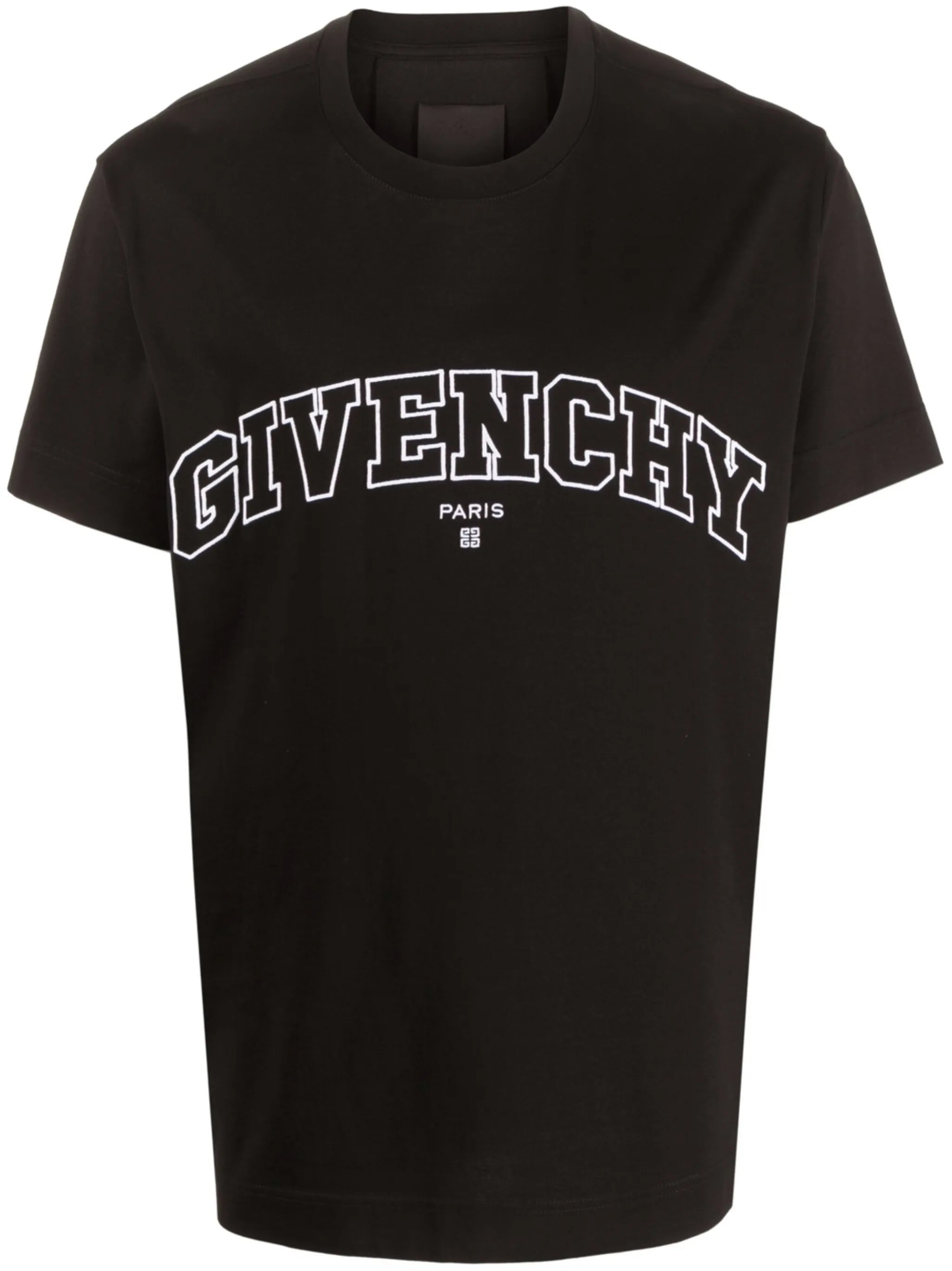 logo-embroidered cotton T-shirt