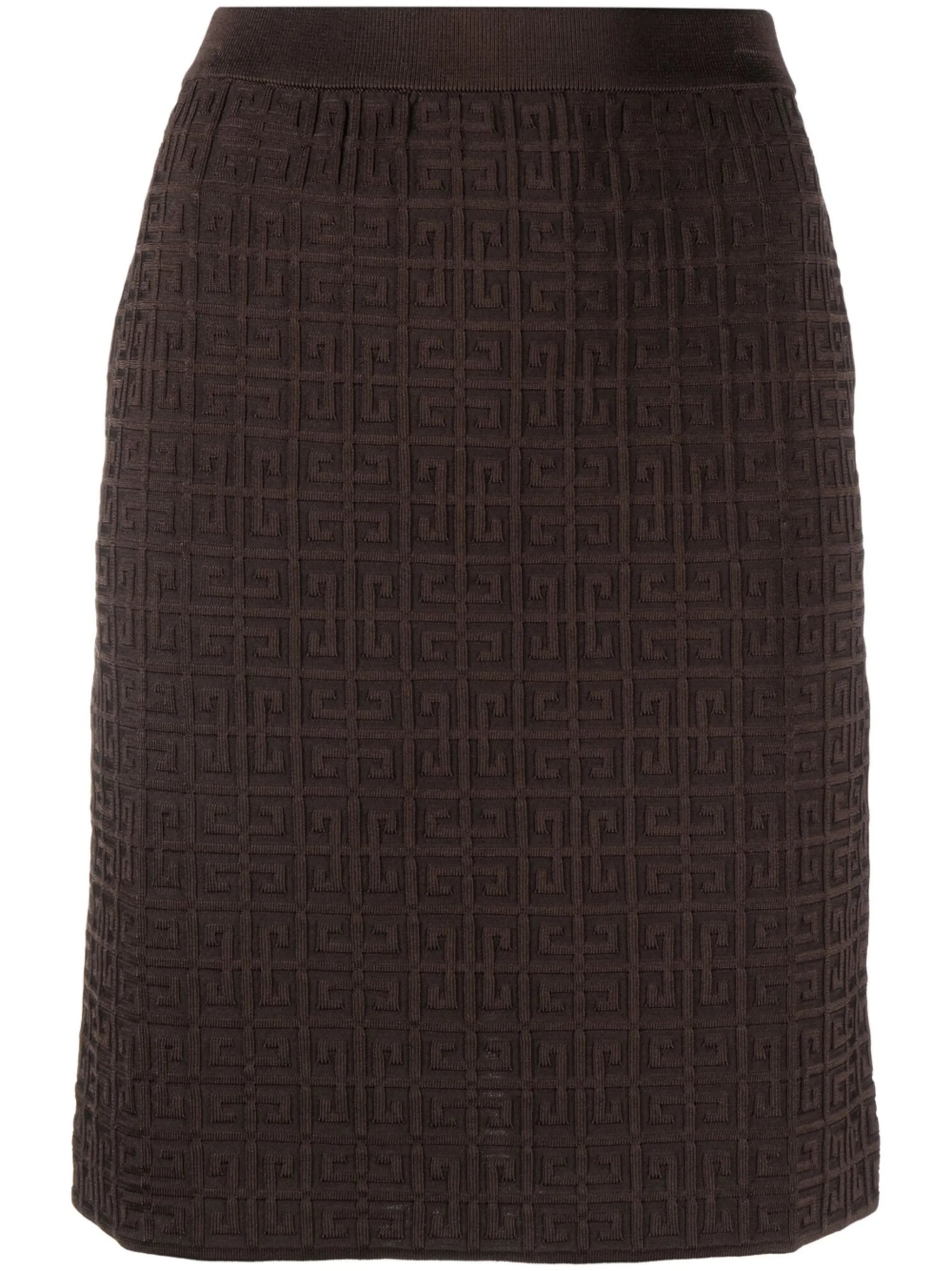 4G motif mini skirt
