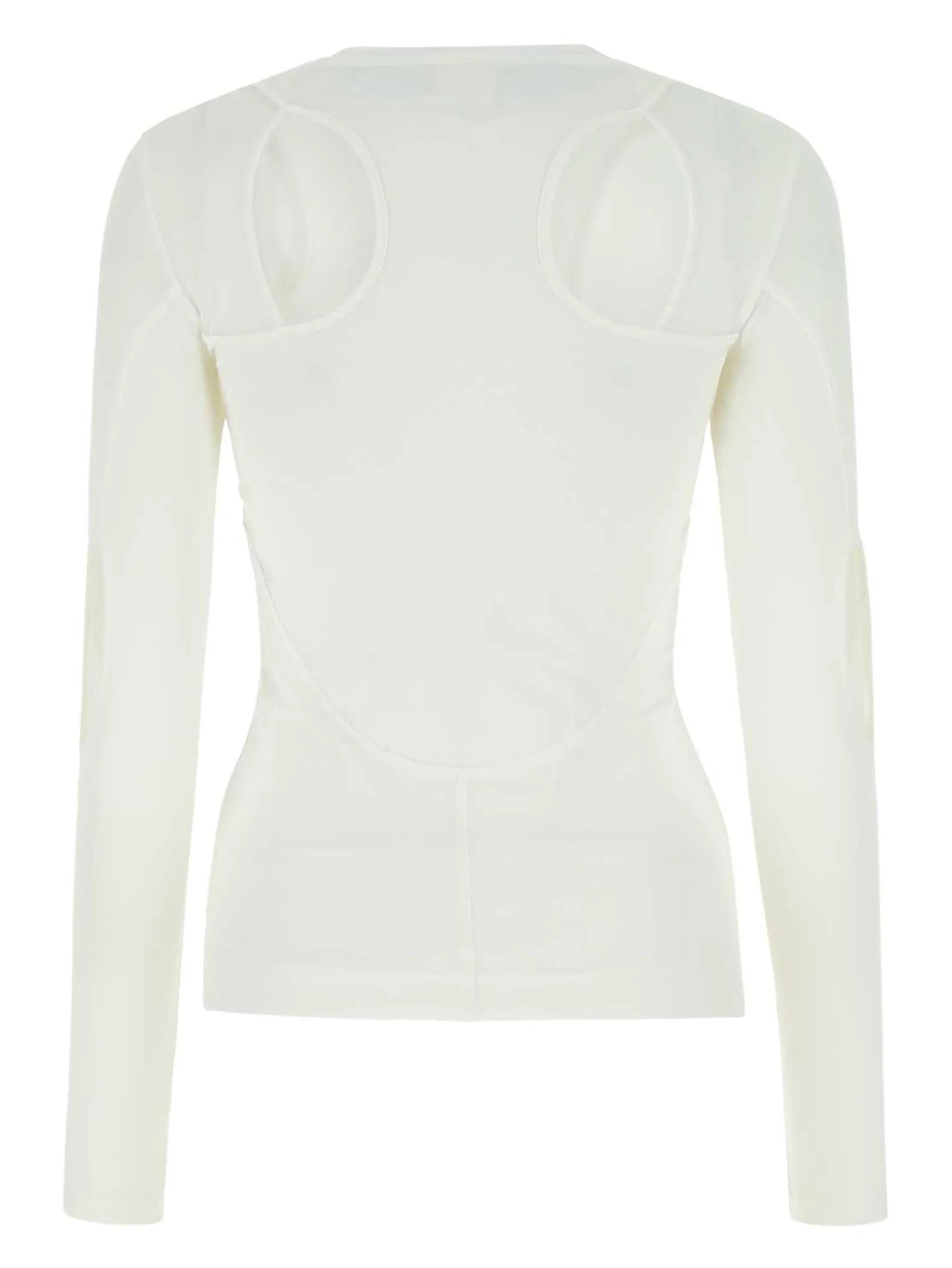 cut-out crew-neck T-shirt
