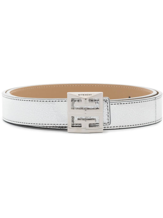 4G logo-plaque buckle belt