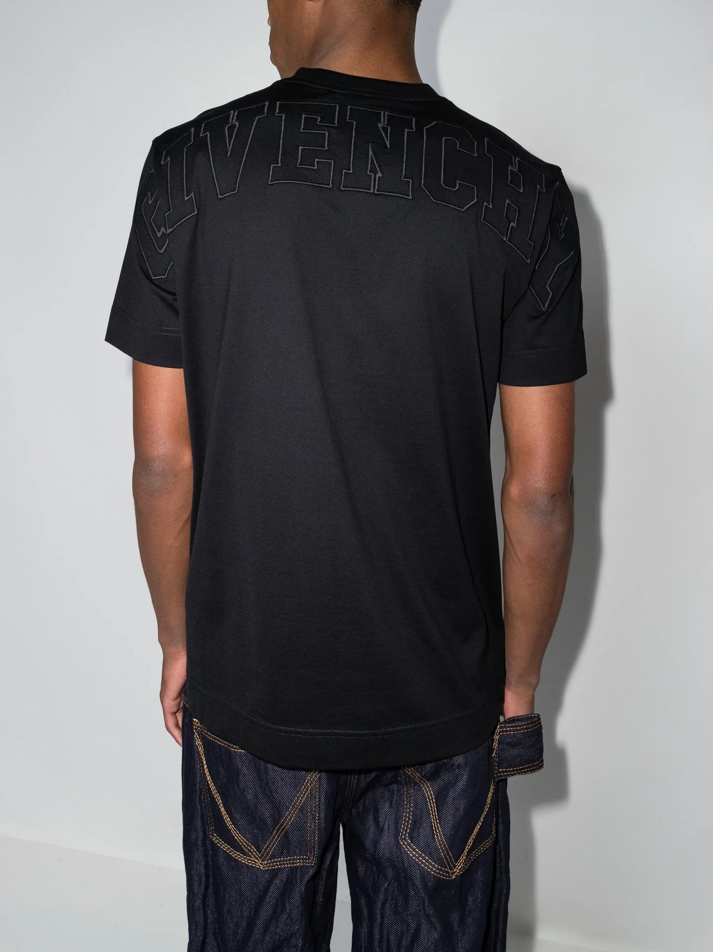 cone-print T-shirt