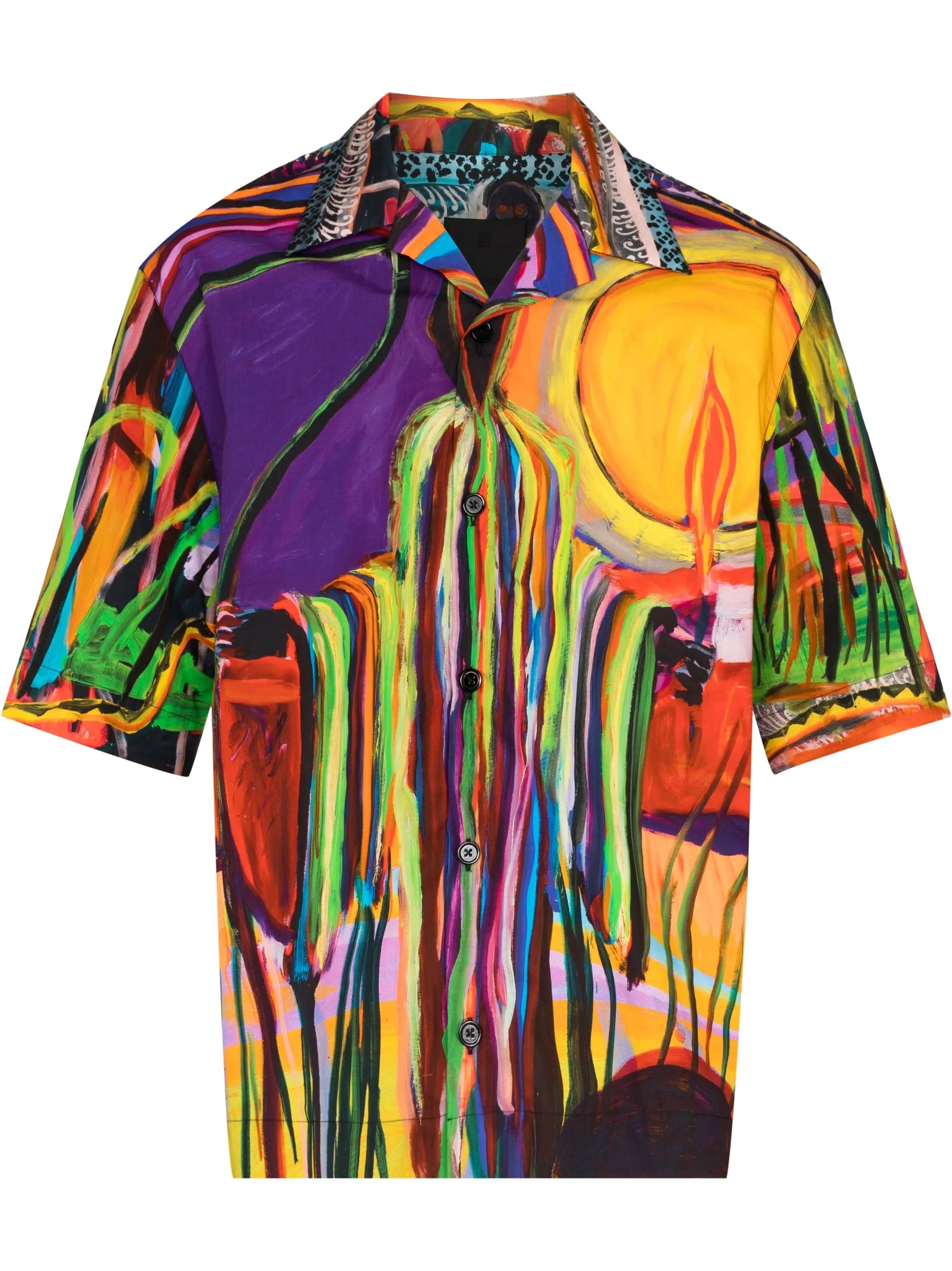 x John Smith printed short-sleeve shirt