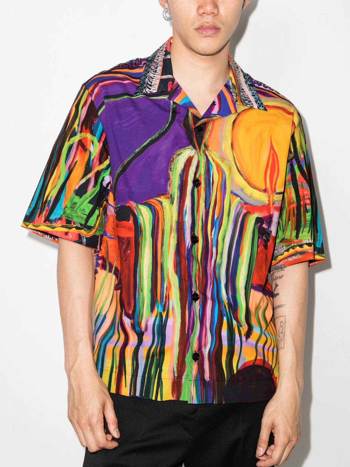x John Smith printed short-sleeve shirt