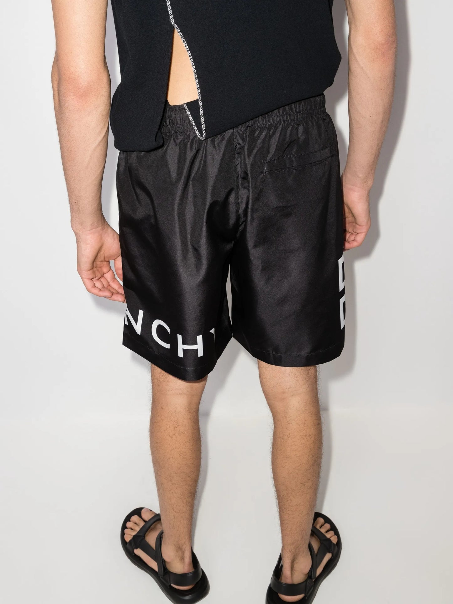 4G print swim shorts