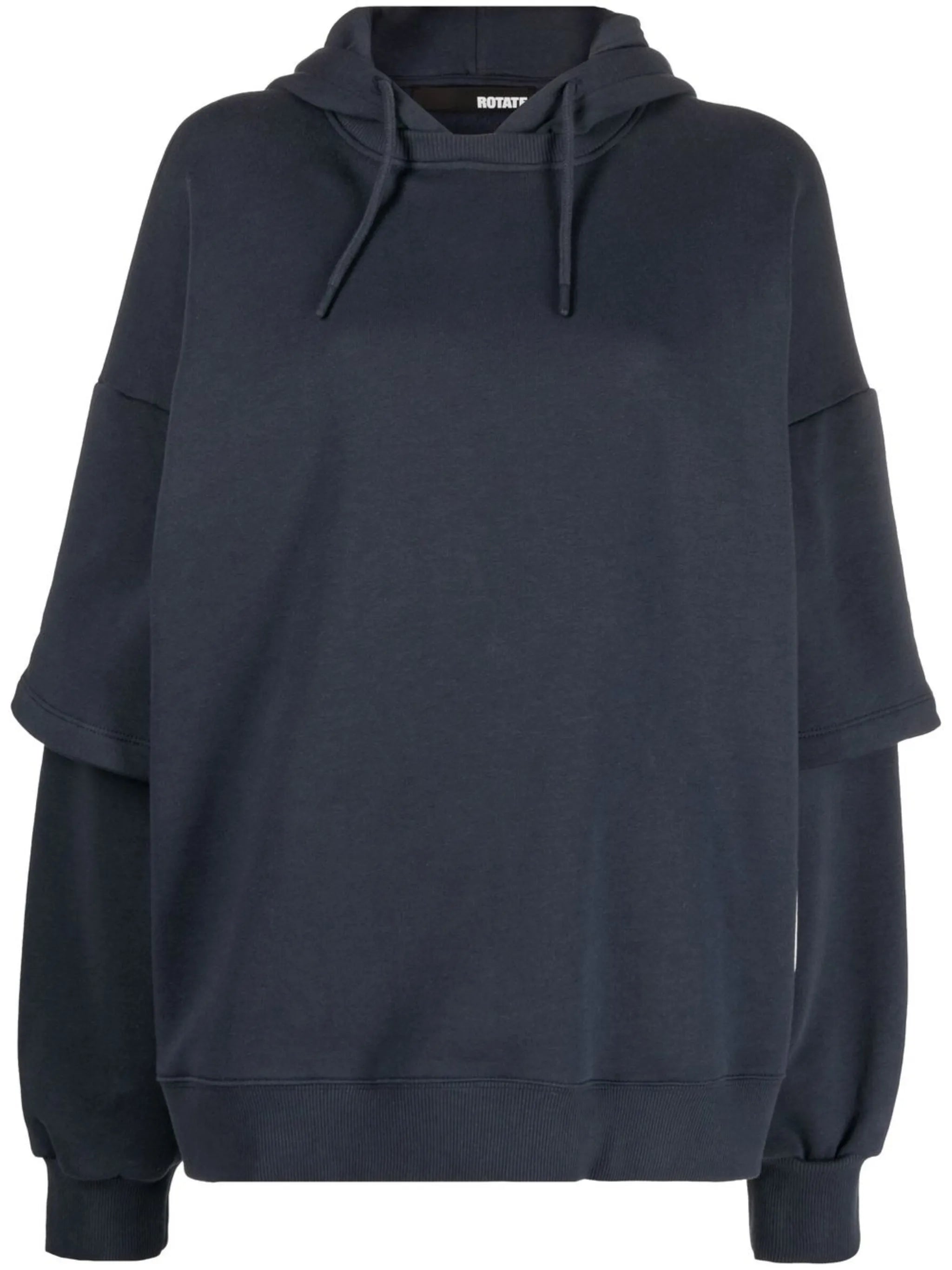 double-sleeve organic cotton hoodie